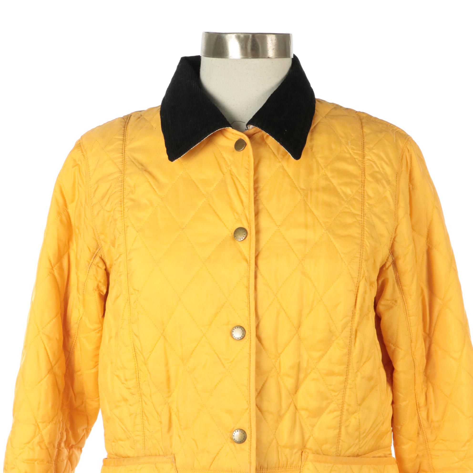 The Disney Store Winnie the Pooh Pullover with Barbour Yellow Quilted Jacket