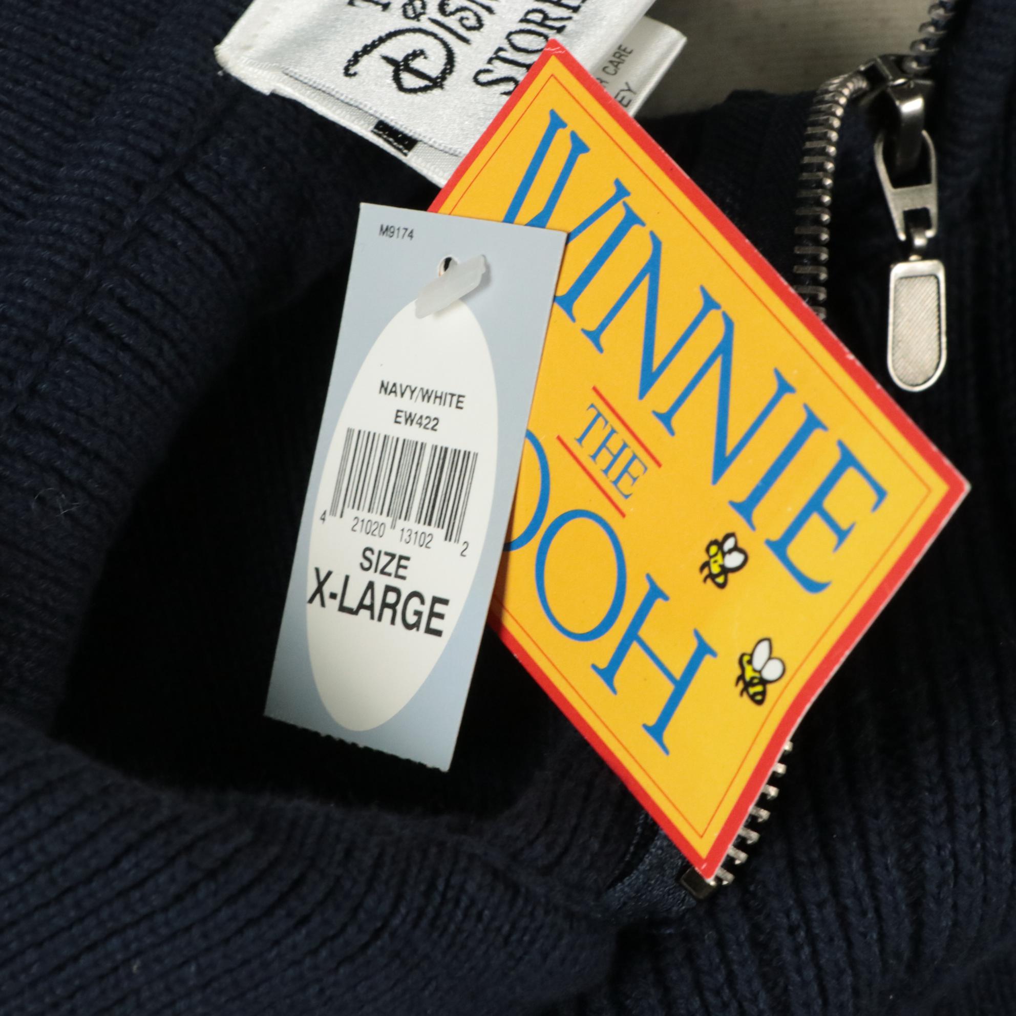 The Disney Store Winnie the Pooh Pullover with Barbour Yellow Quilted Jacket