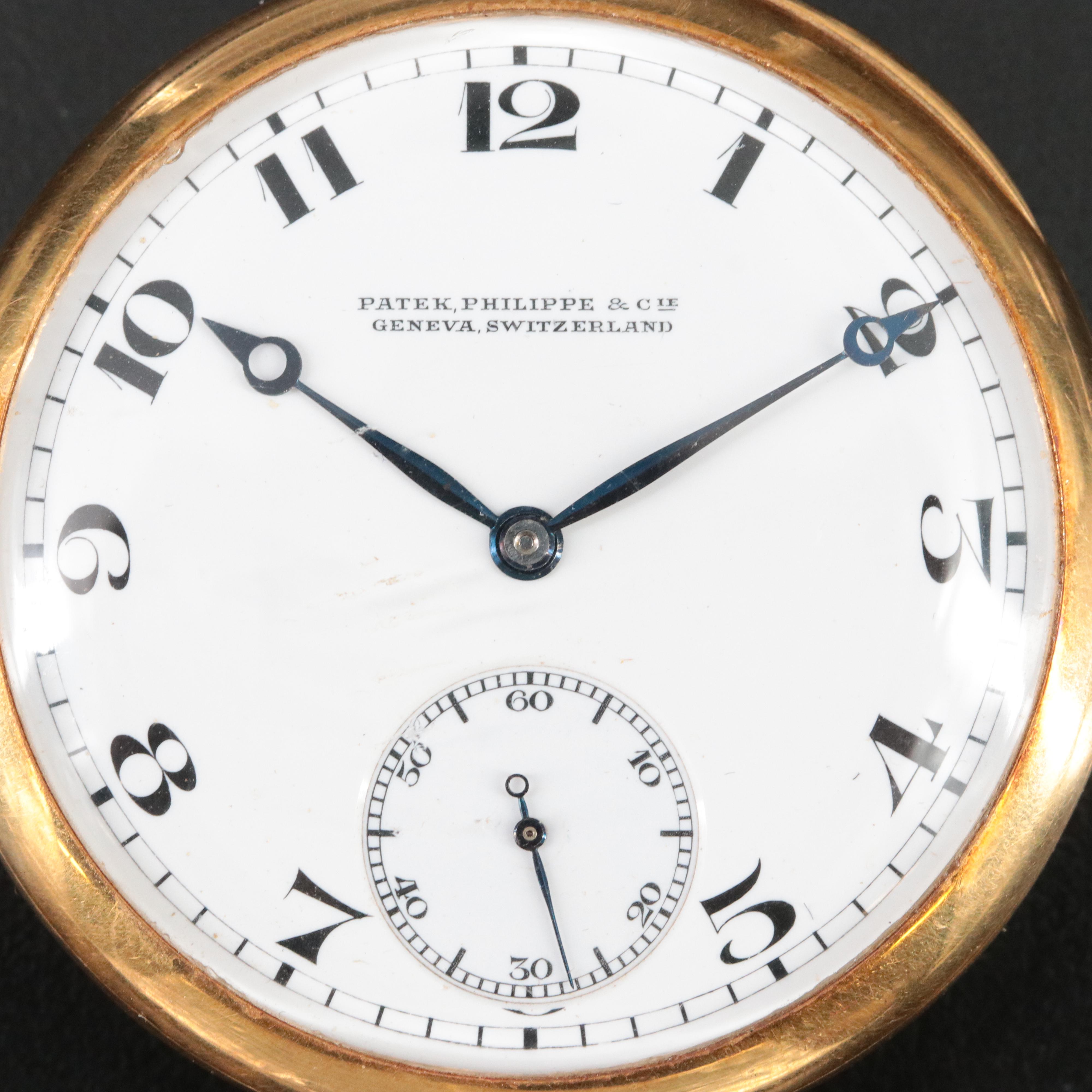 Patek Philppe & Cie 18K Gold Antique Pocket Watch