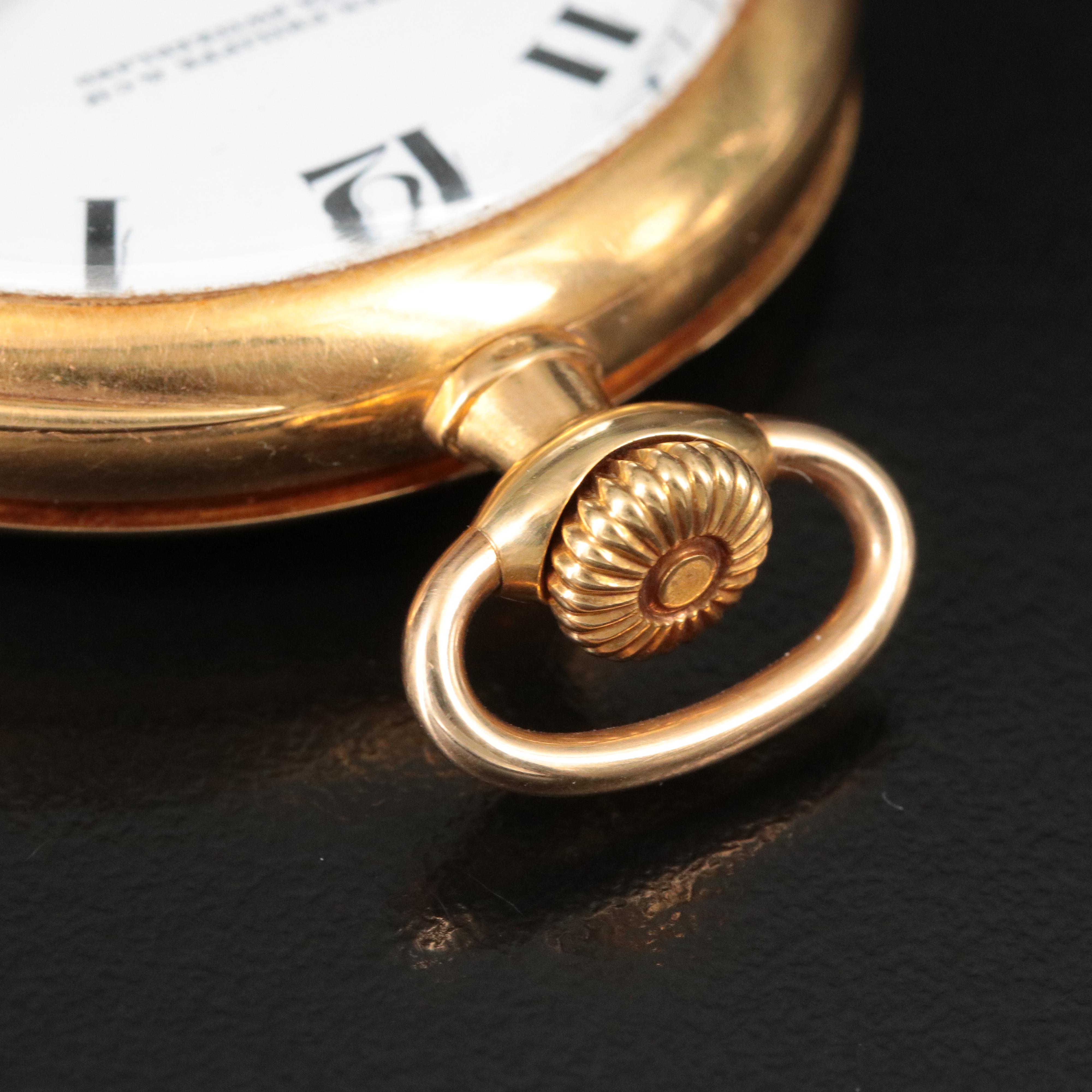 Patek Philppe & Cie 18K Gold Antique Pocket Watch