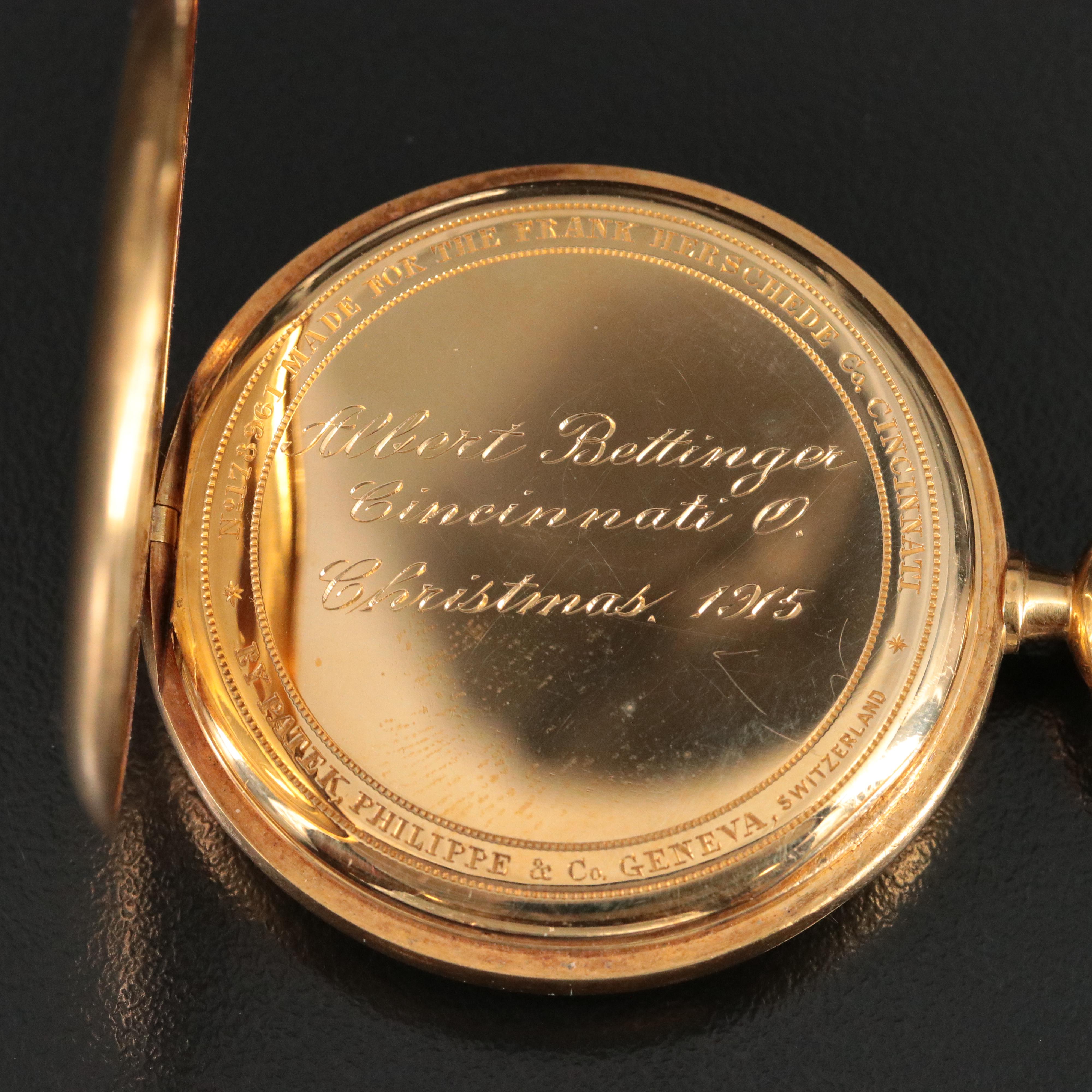 Patek Philppe & Cie 18K Gold Antique Pocket Watch