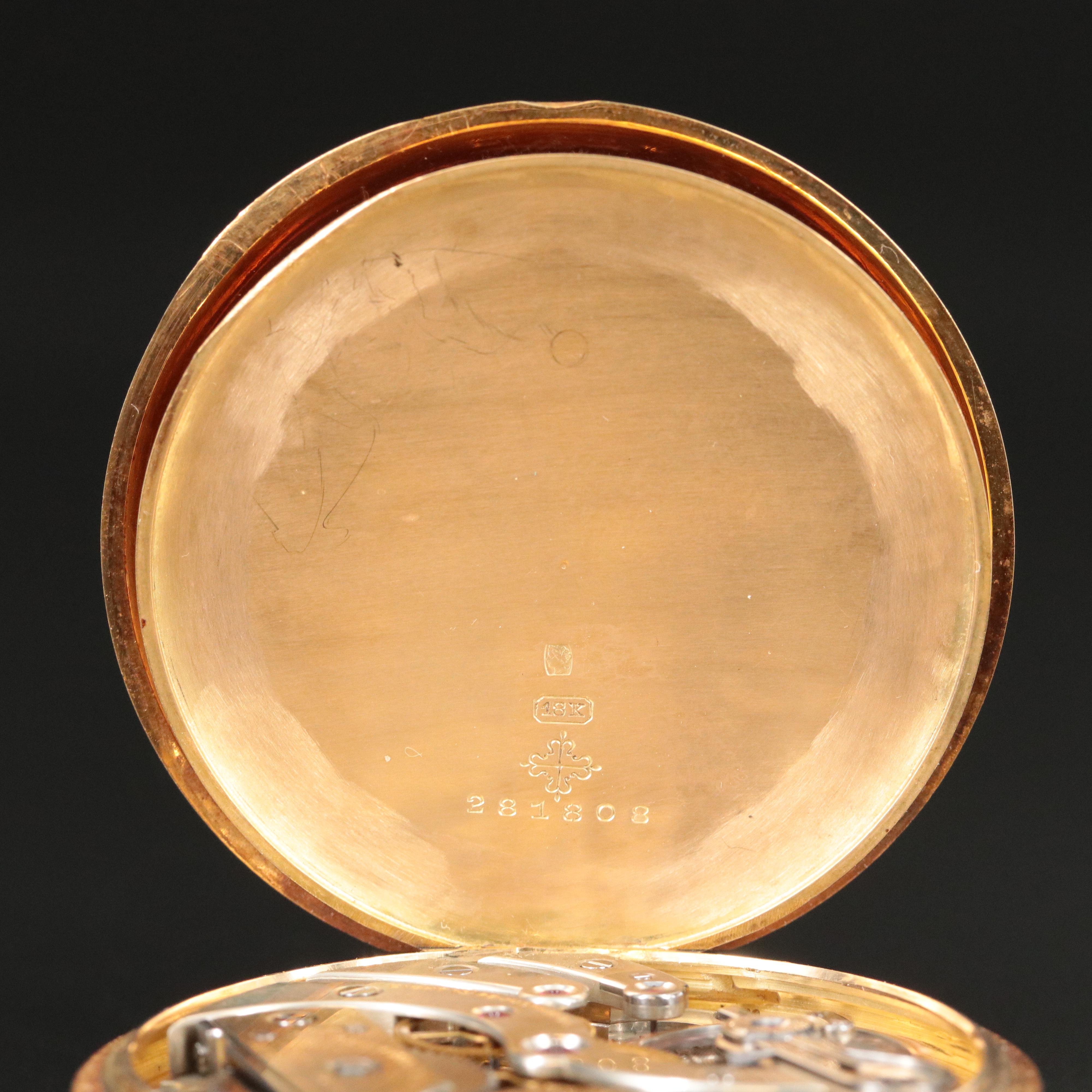 Patek Philppe & Cie 18K Gold Antique Pocket Watch