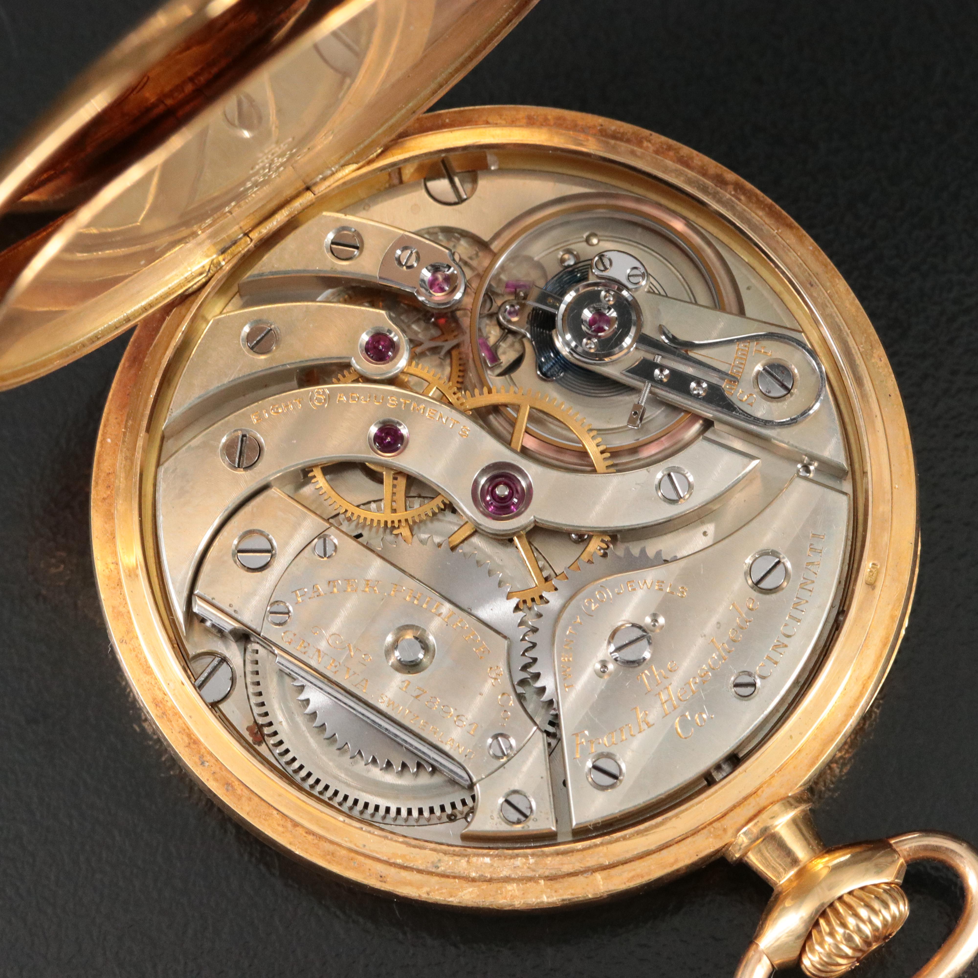 Patek Philppe & Cie 18K Gold Antique Pocket Watch