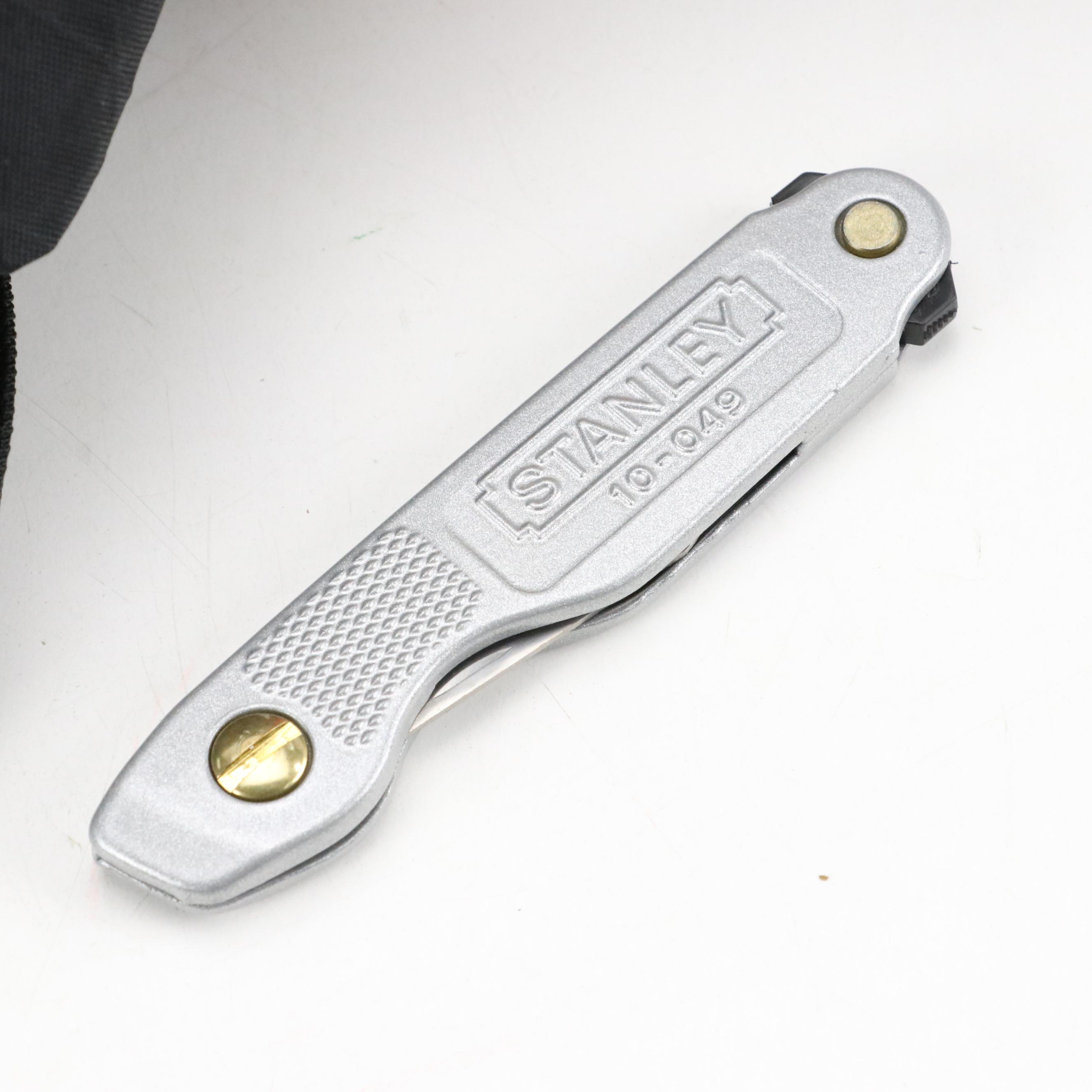 Stanley Metal Pocket Knife, Waymark Backpack, Luci Lantern and BRS Fuel Bottle