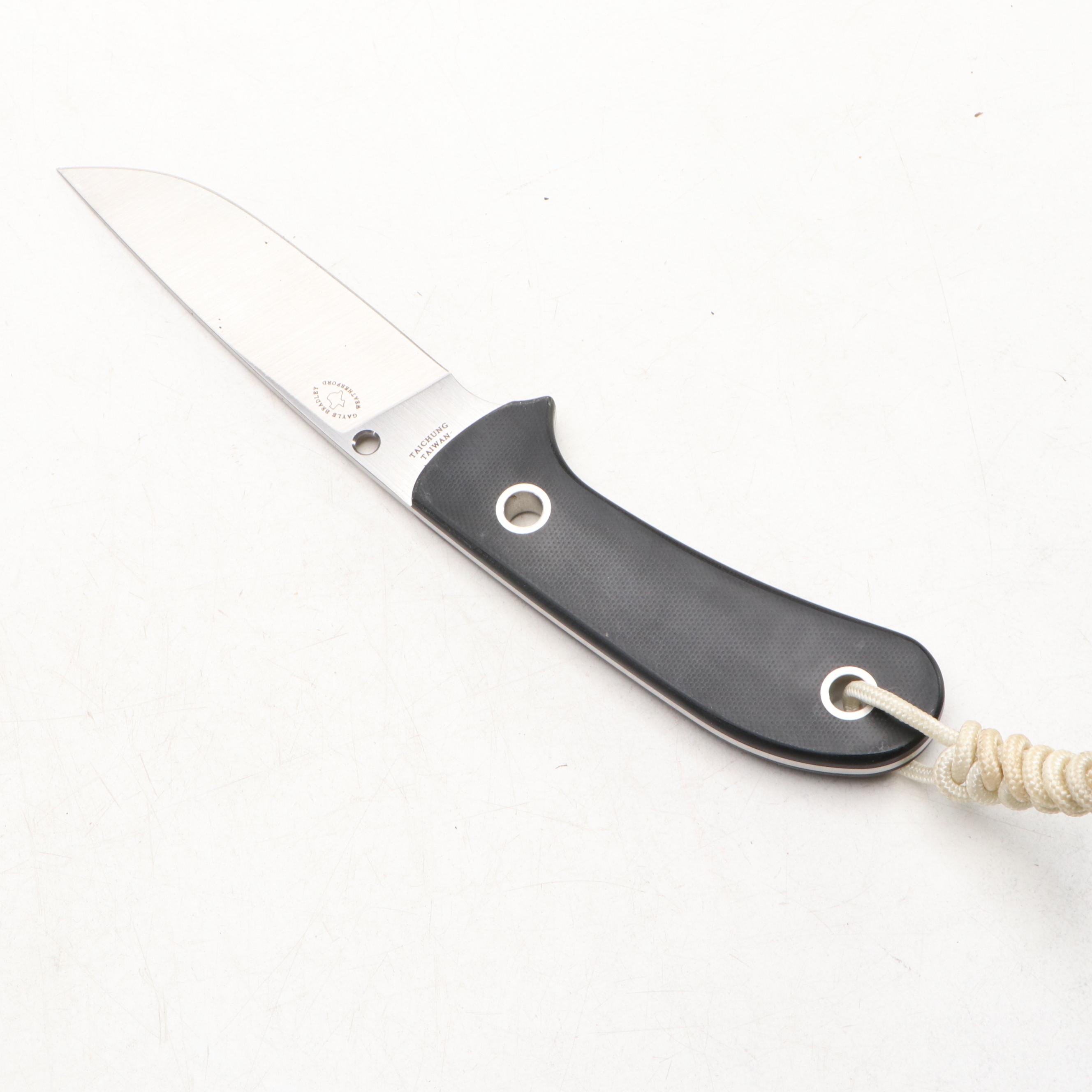 Spyderco Gayle Bradley Weatherford PSF27 Fixed Blade Knife