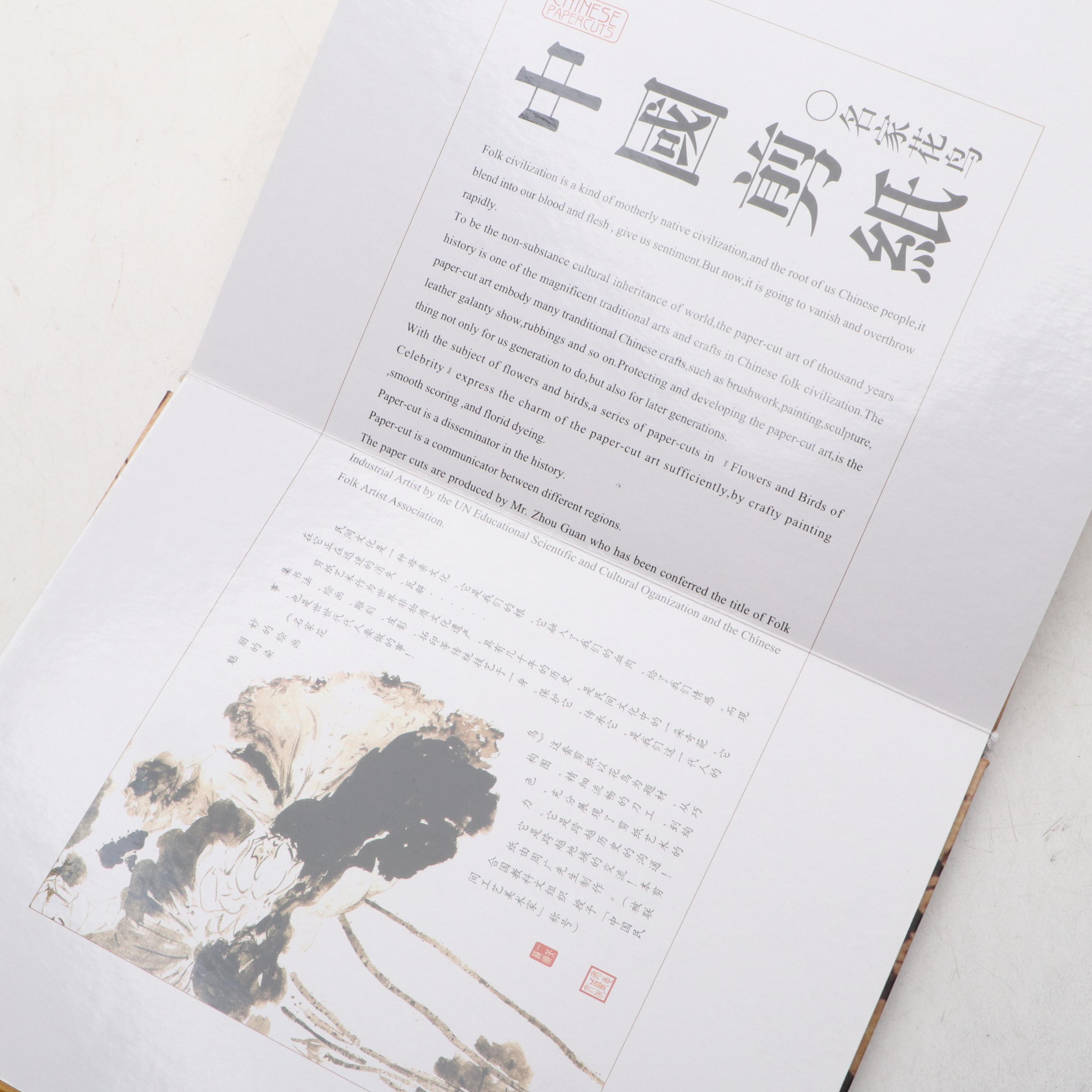 "Chinese Papercuts Famous Flowers And Birds" by Li Shengjin