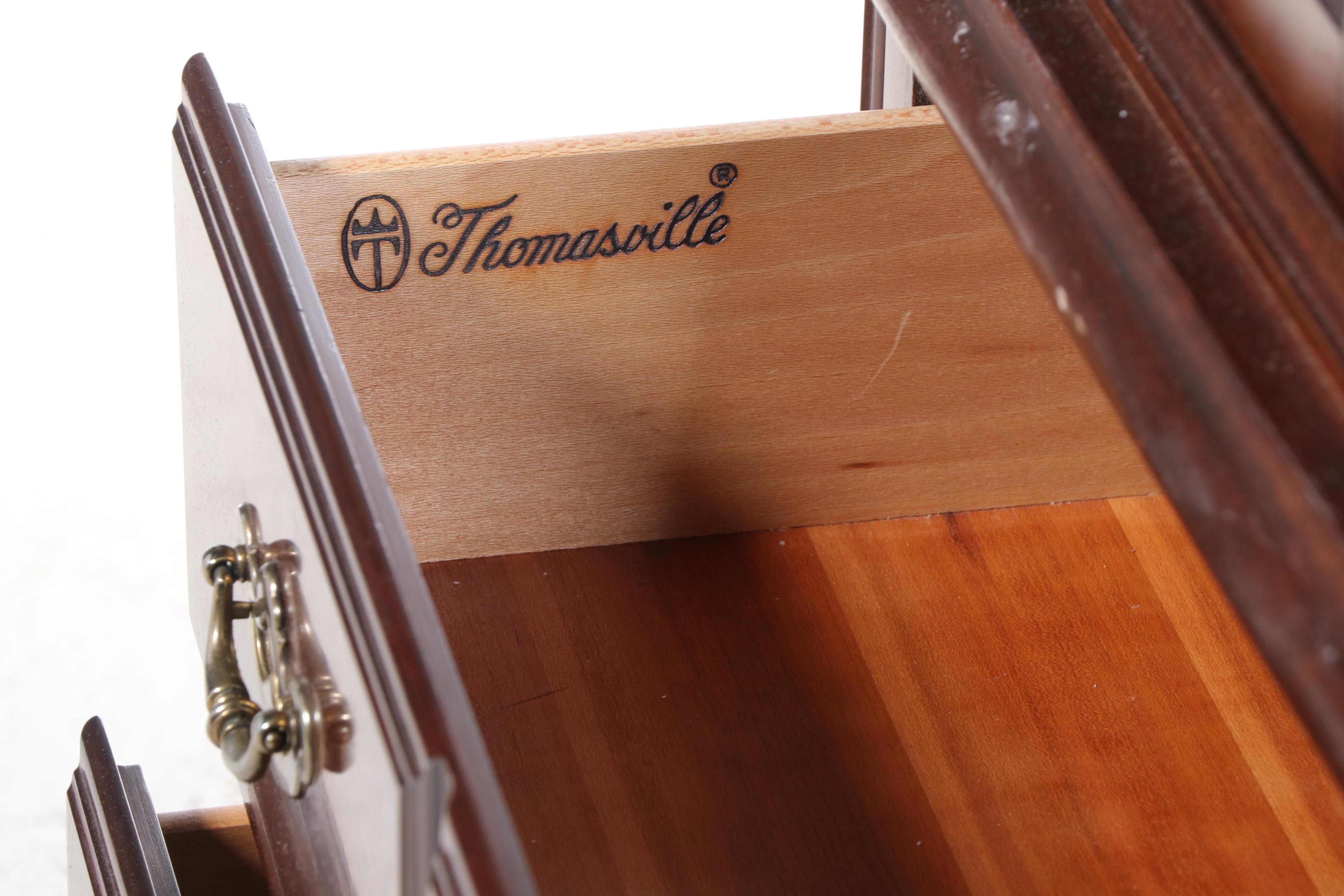 Thomasville Federal Style Cherrywood China Cabinet