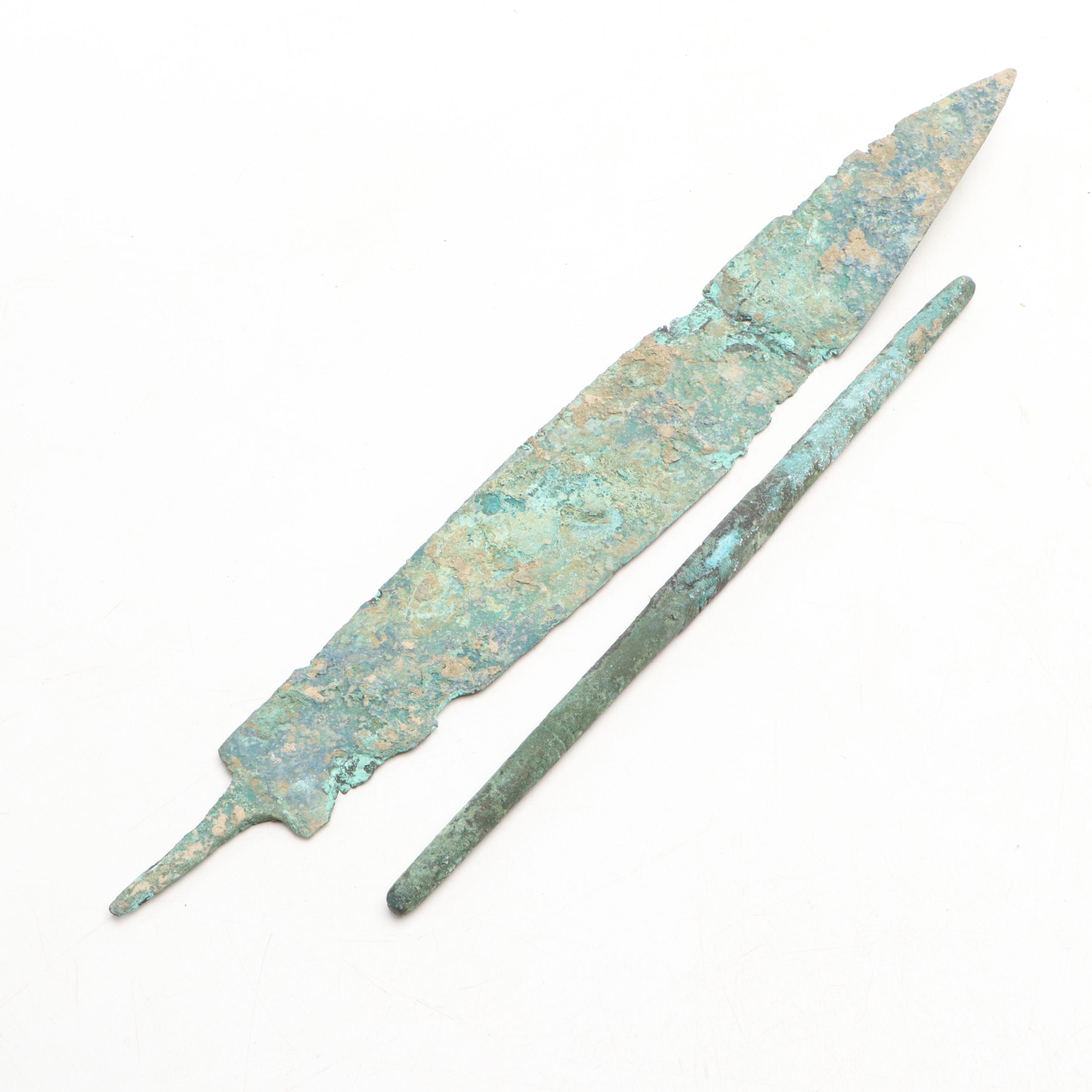 Persian Bronze and Iron Blades and Tools, Circa 800-200 BCE