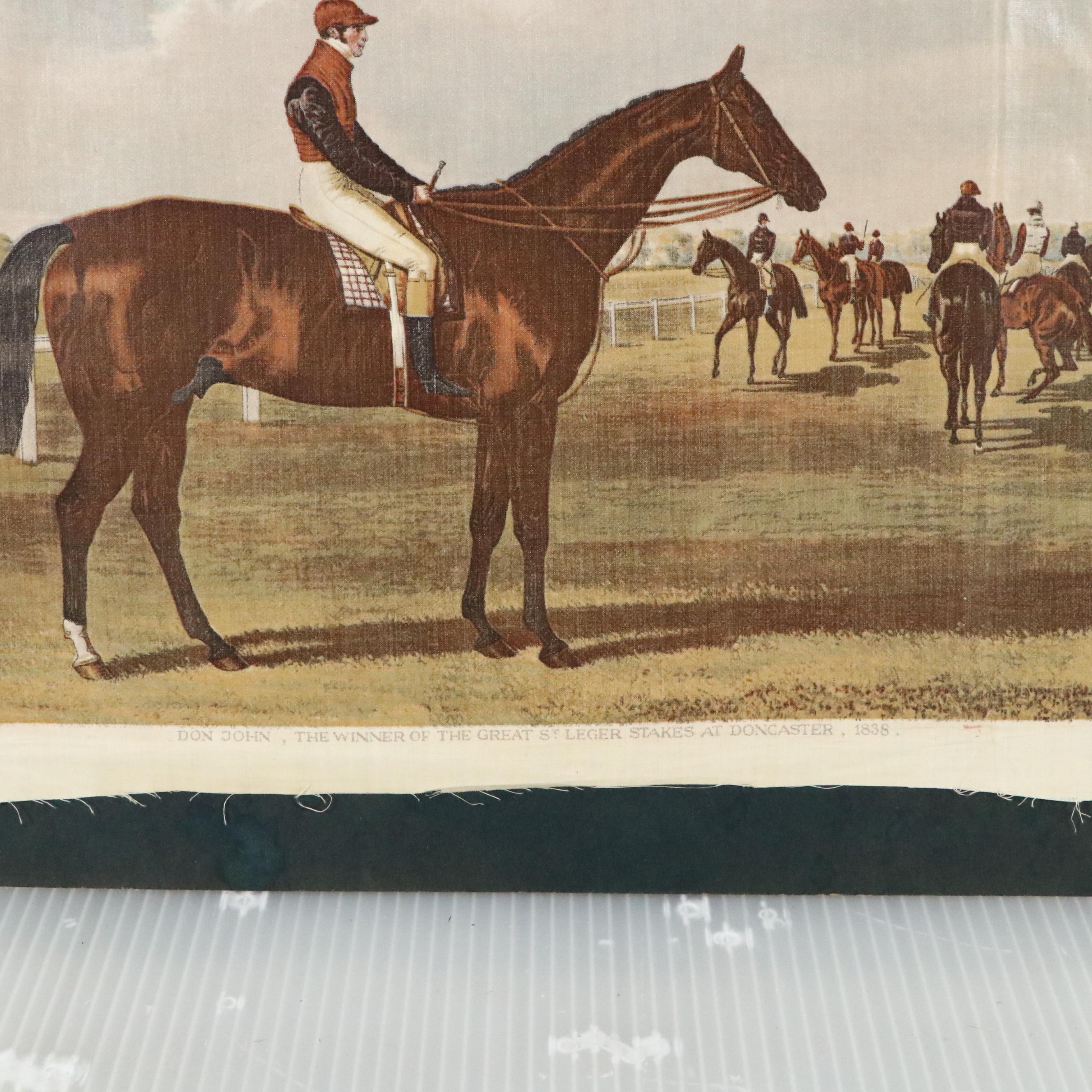 Print of Racehorse Don John, Winner at 1838 Doncaster St. Leger Stakes