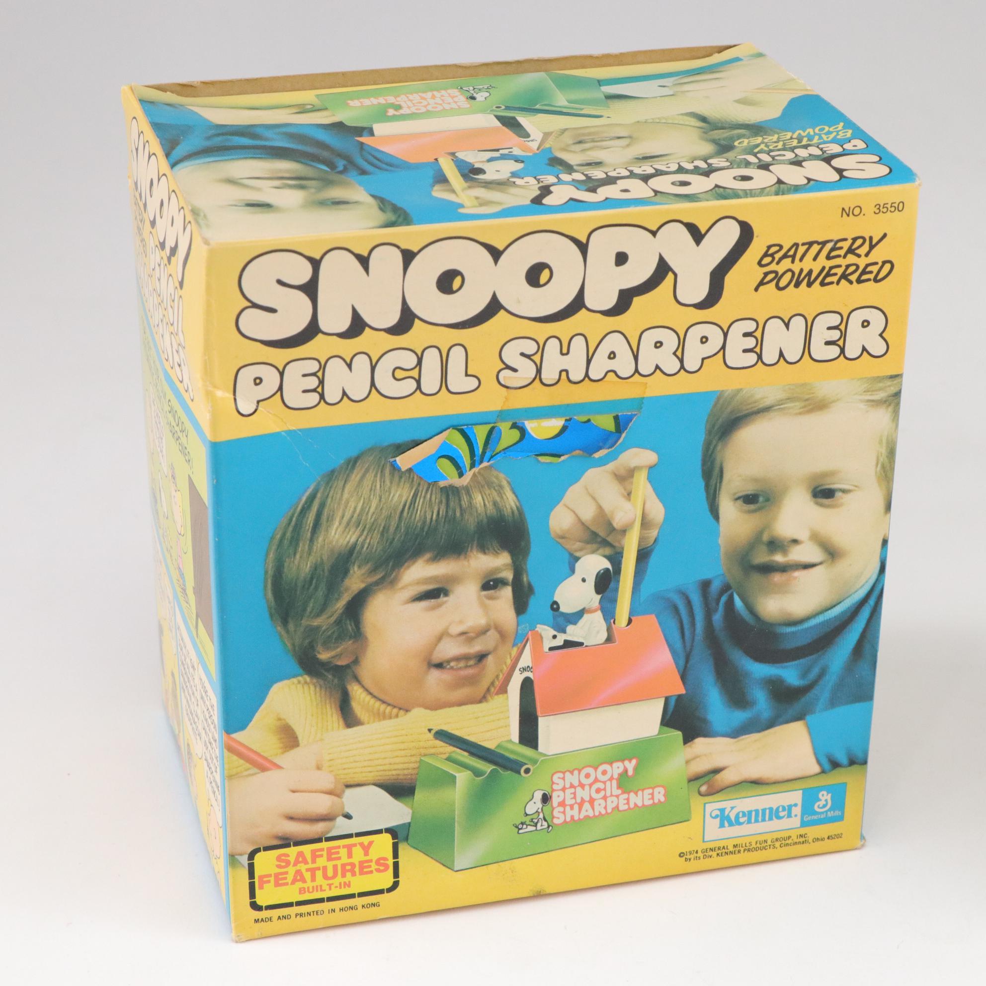 Peanuts Snoopy Pencil Sharpener, Yo-Yos, Planners & Other School Supplies, 70s