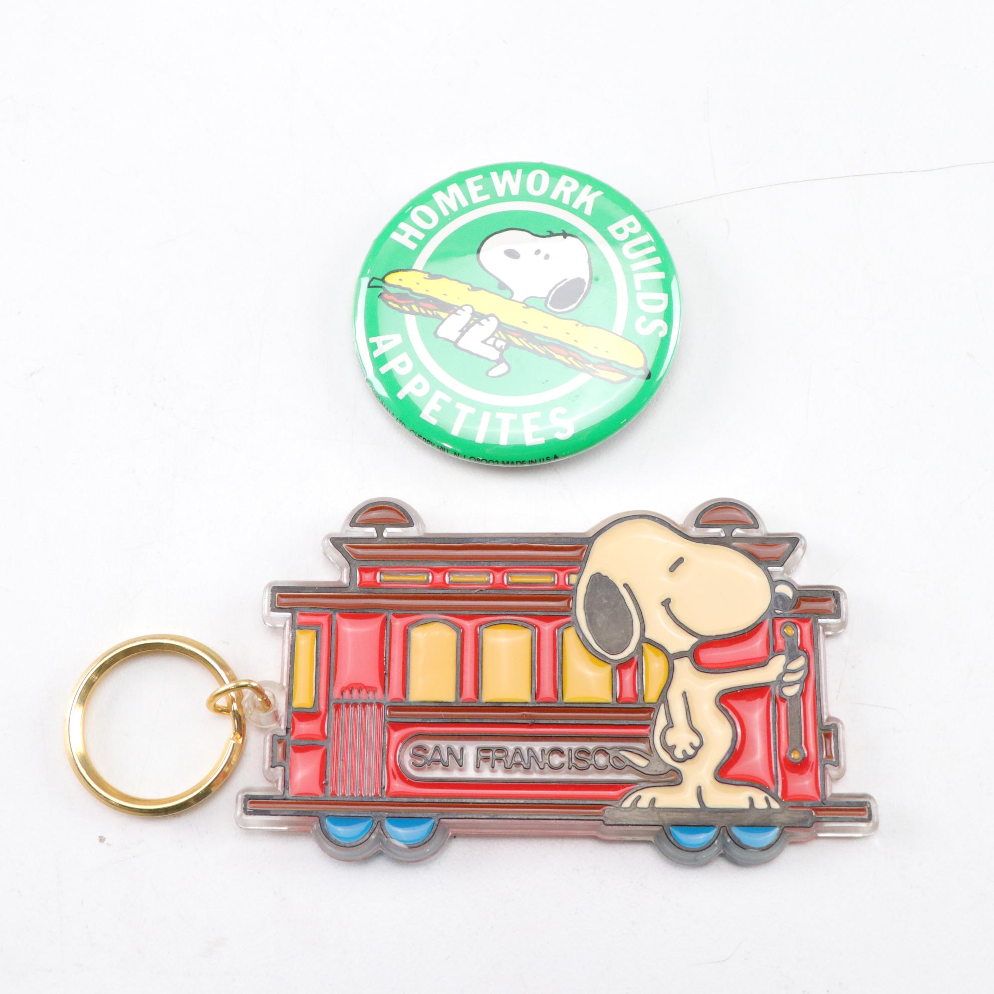 Peanuts Snoopy Pencil Sharpener, Yo-Yos, Planners & Other School Supplies, 70s