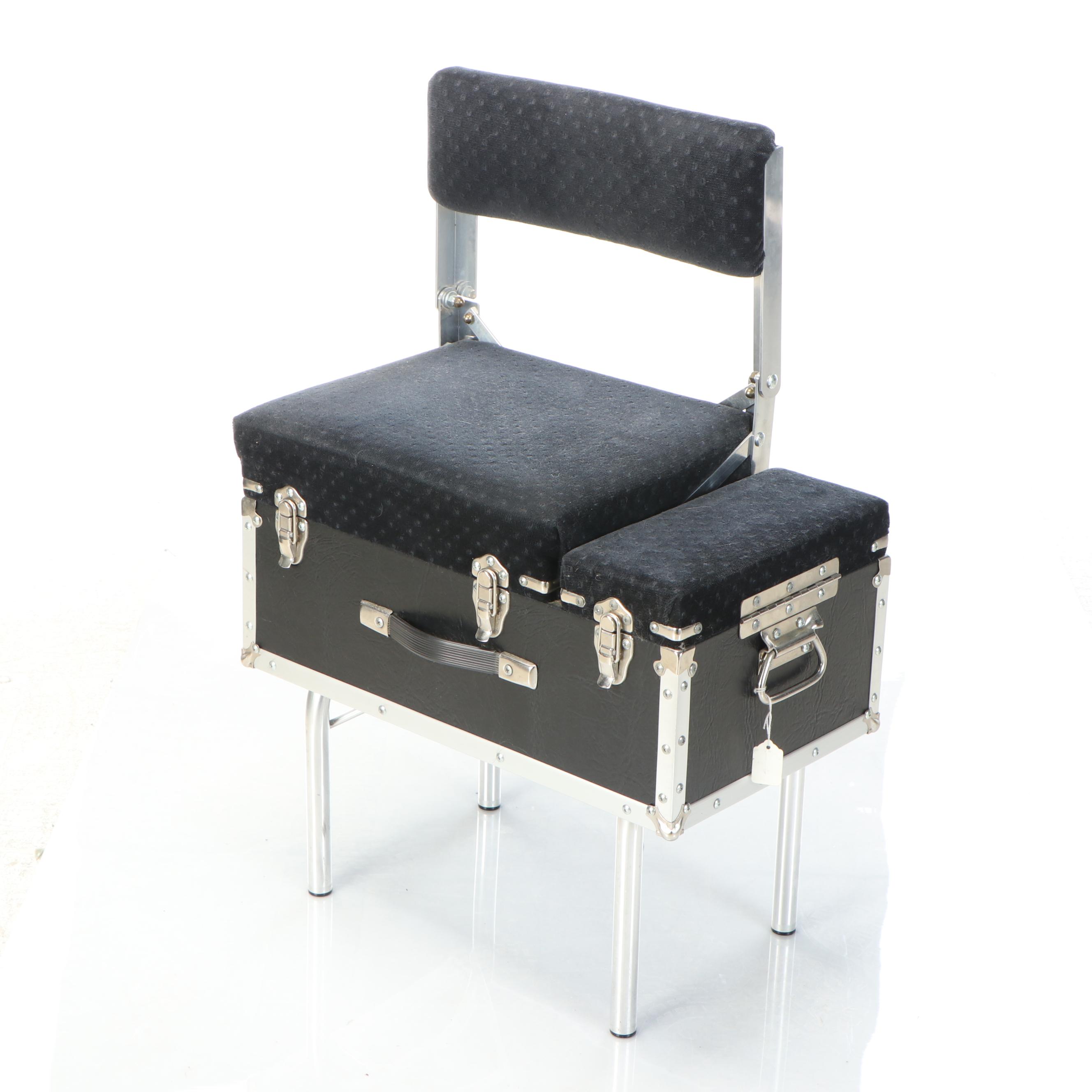 GFI Ultra Double Neck Ten-String Pedal Steel Guitar with Case, Seat and More