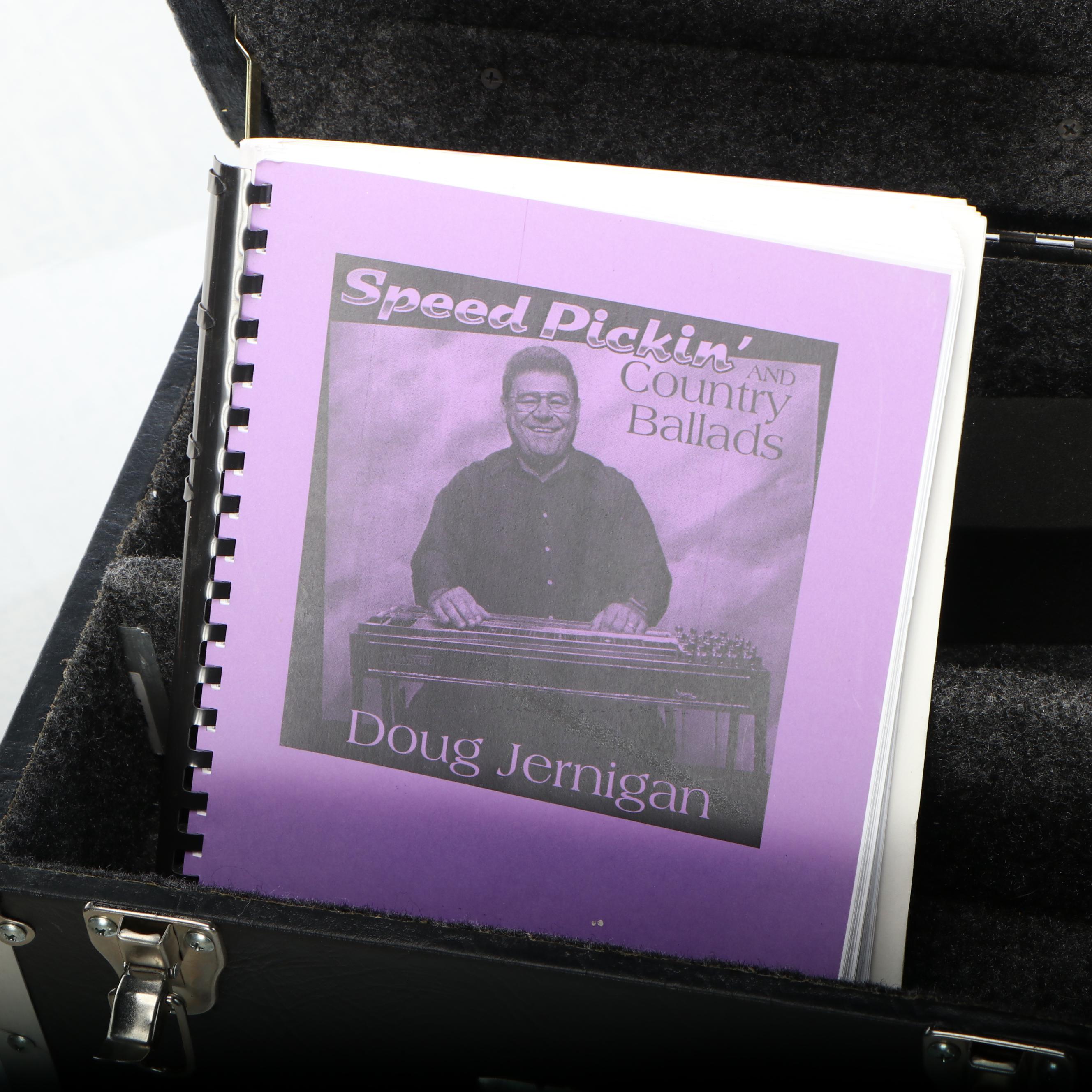 GFI Ultra Double Neck Ten-String Pedal Steel Guitar with Case, Seat and More