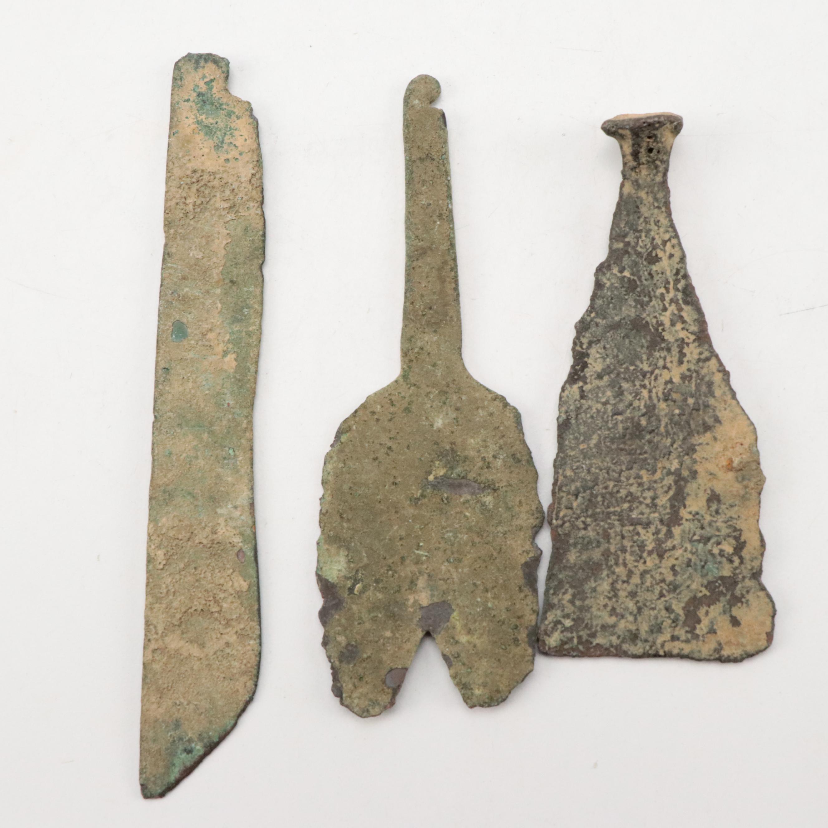 Persian Bronze and Iron Blades and Tools, Circa 800-200 BCE
