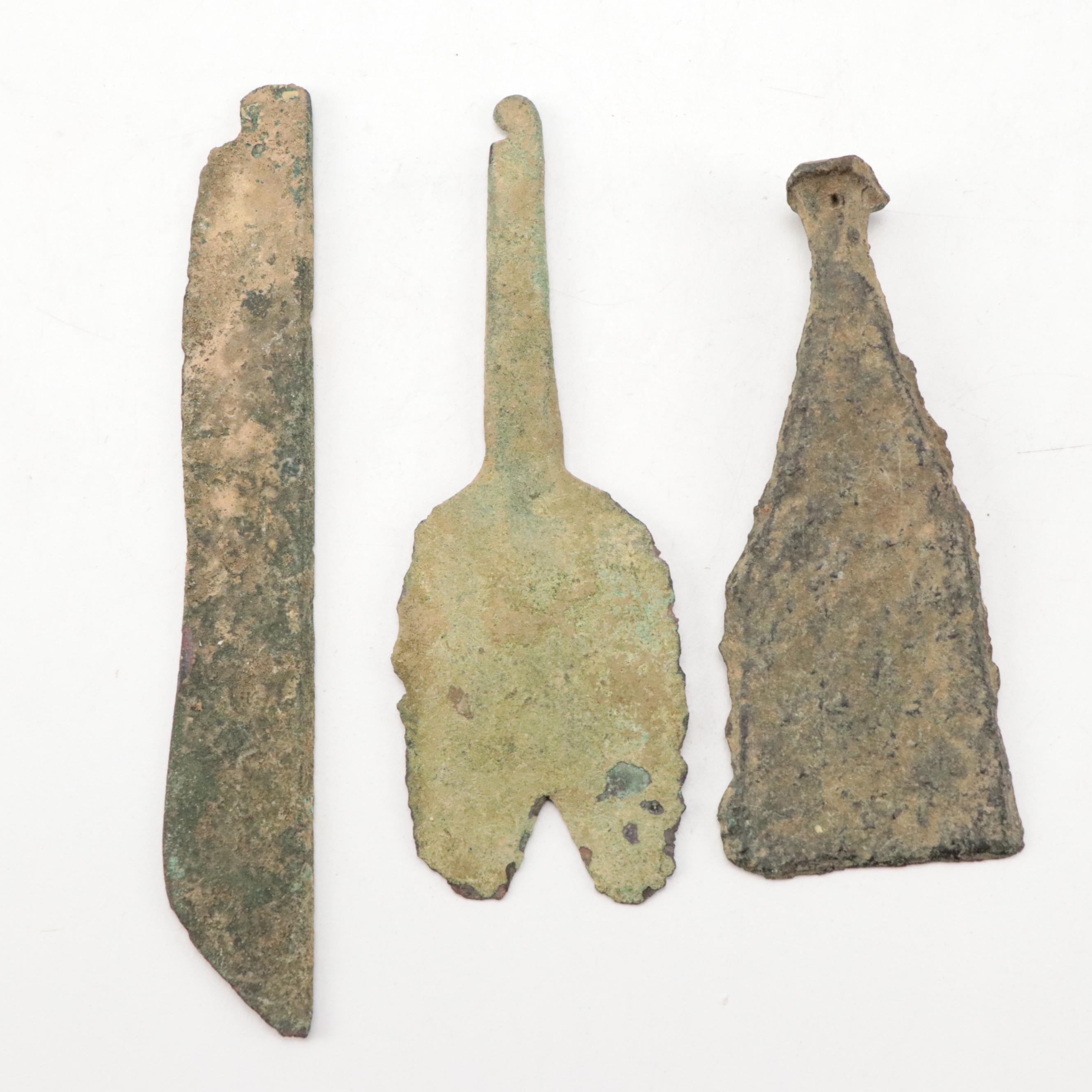 Persian Bronze and Iron Blades and Tools, Circa 800-200 BCE