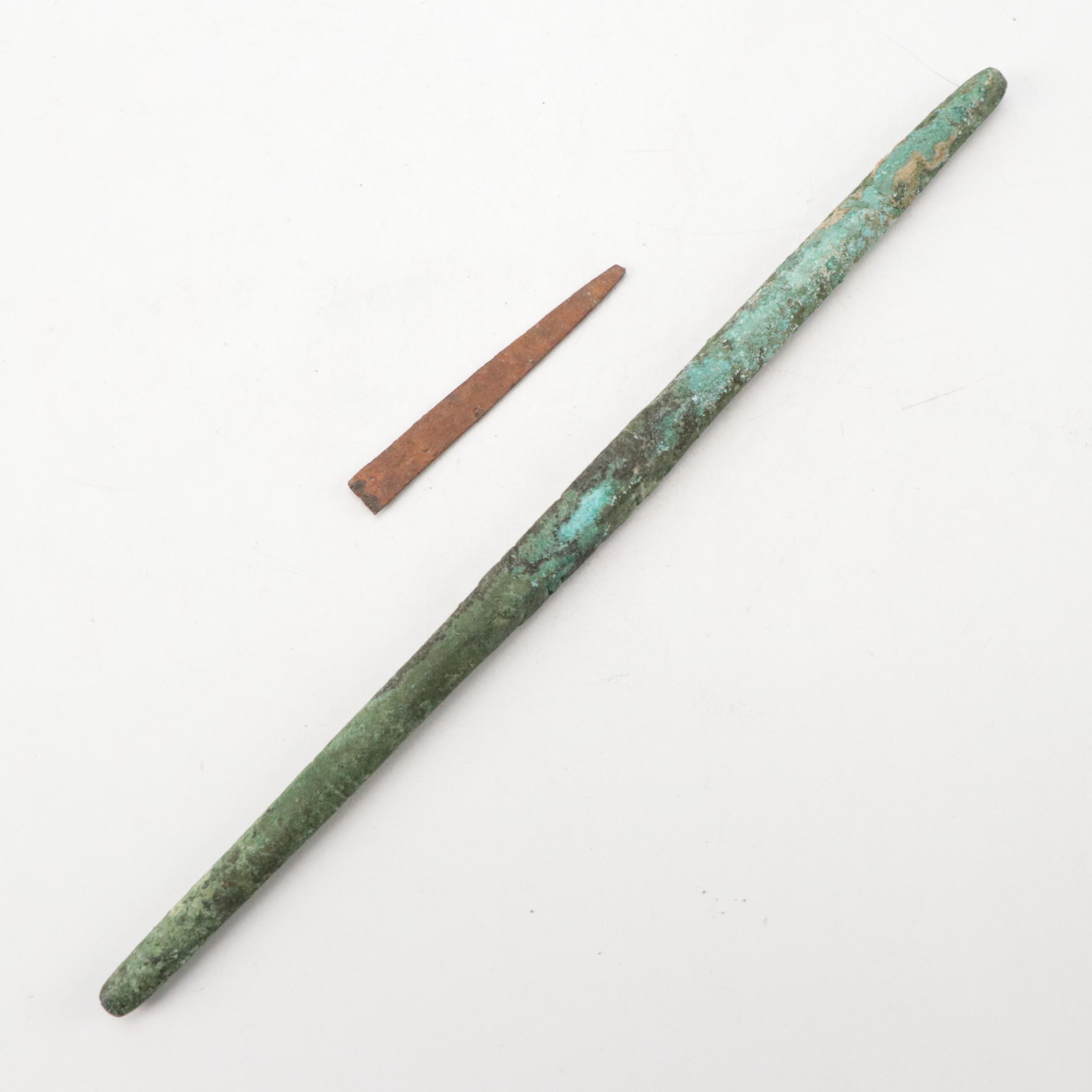 Persian Bronze and Iron Blades and Tools, Circa 800-200 BCE