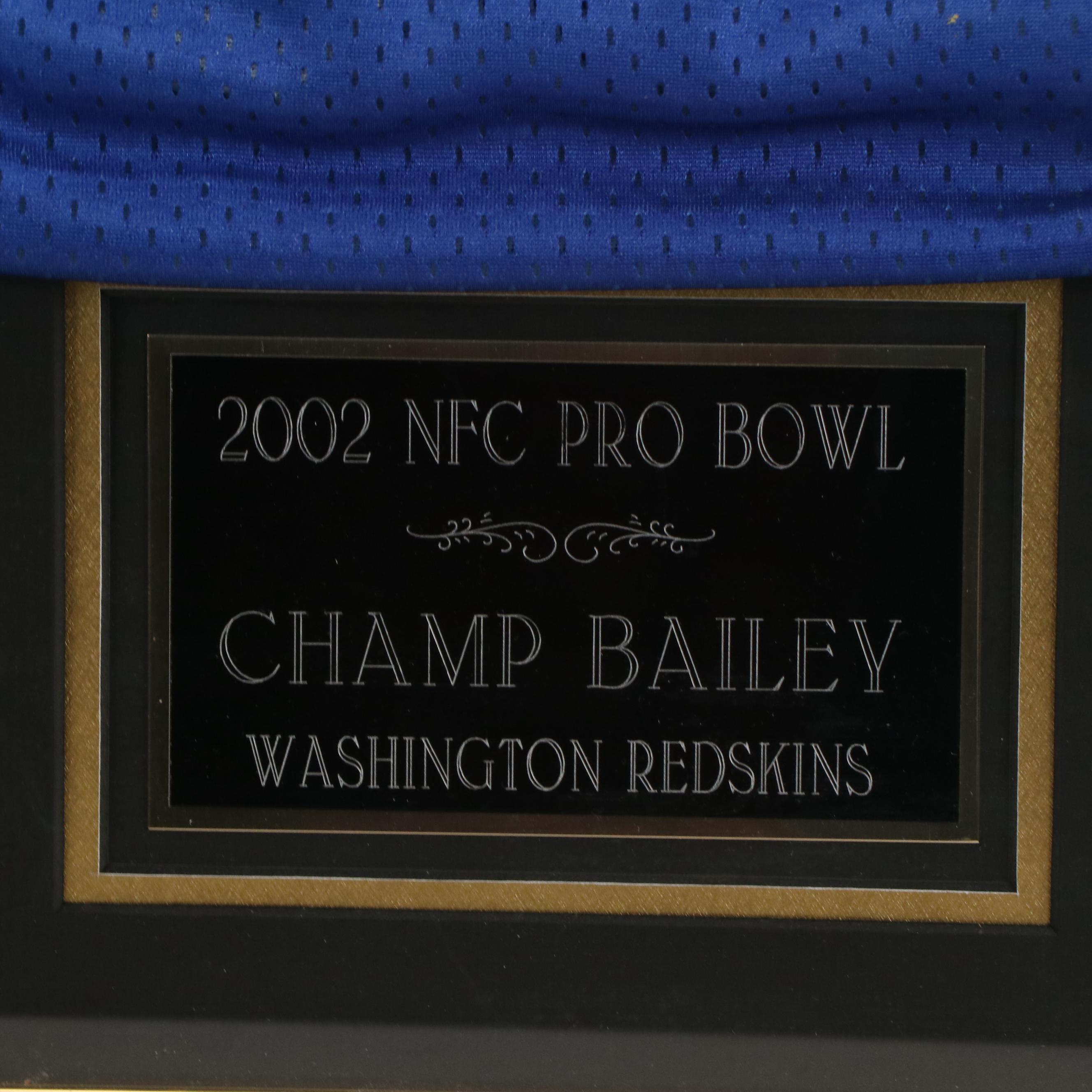 Champ Bailey Signed and Player Issued 2002 Pro Bowl Washington Redskins Jersey