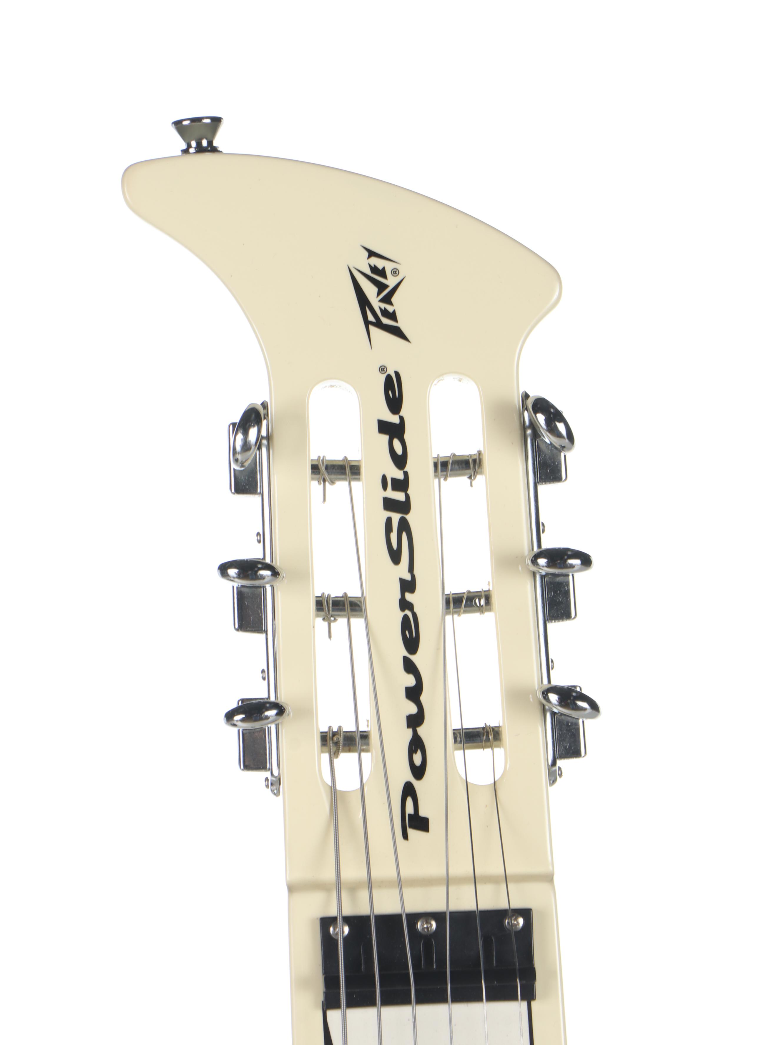 Peavey Power Slide Ivory and Black Electric Lap Guitar, 2009