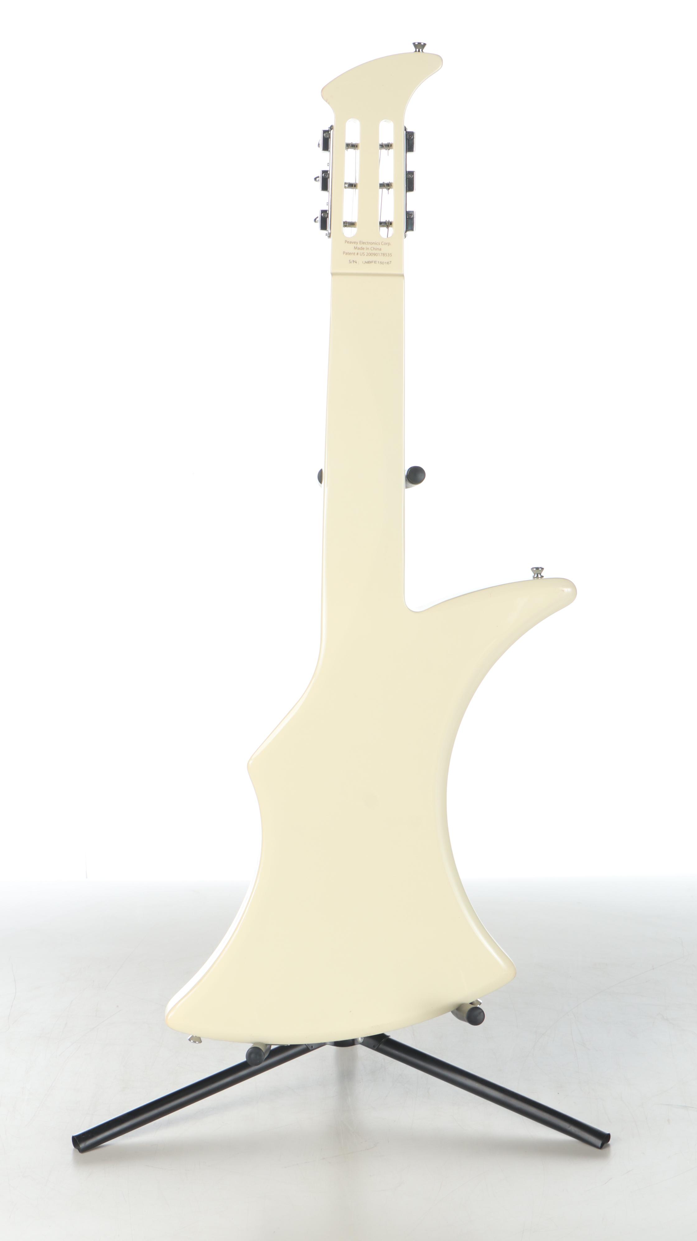 Peavey Power Slide Ivory and Black Electric Lap Guitar, 2009