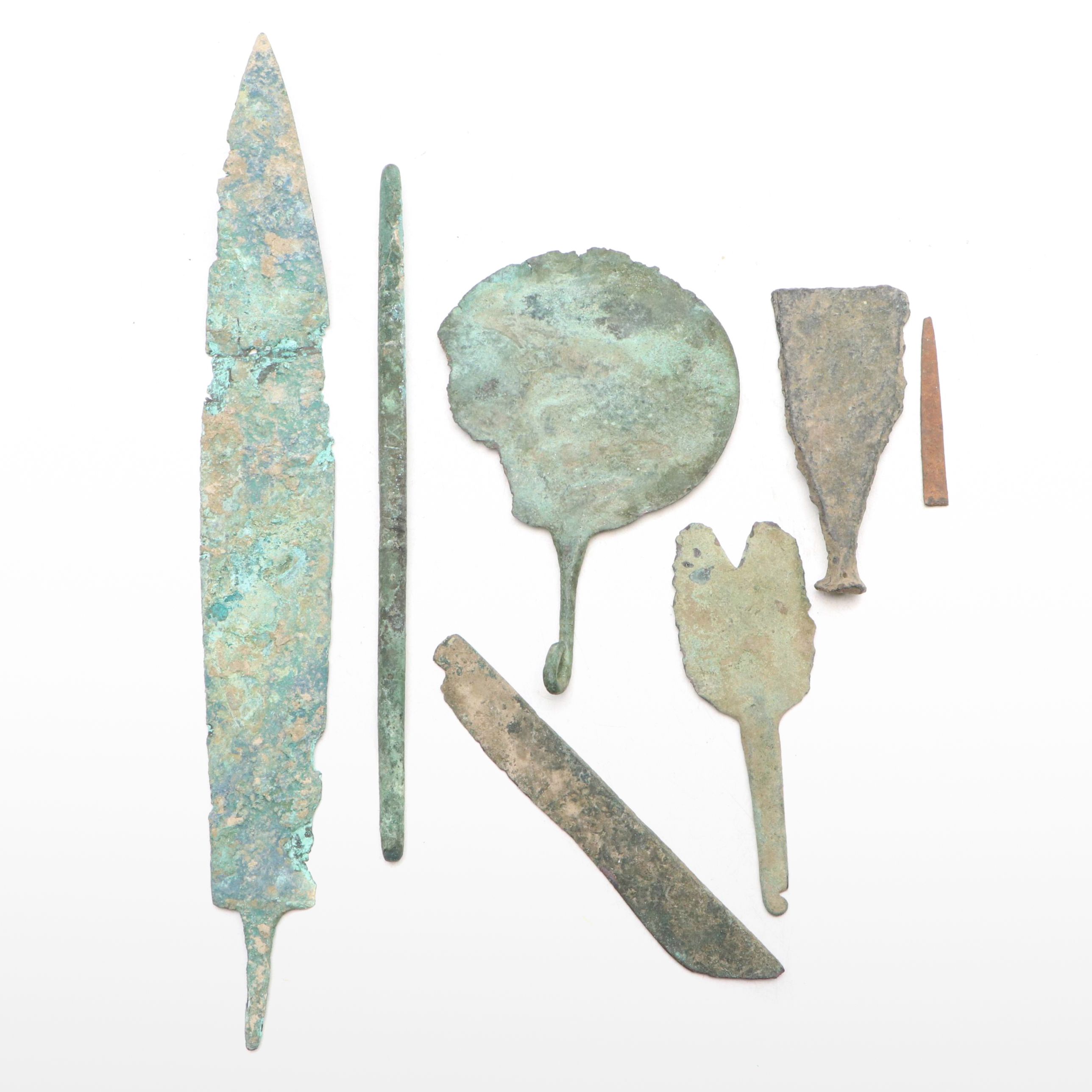 Persian Bronze and Iron Blades and Tools, Circa 800-200 BCE