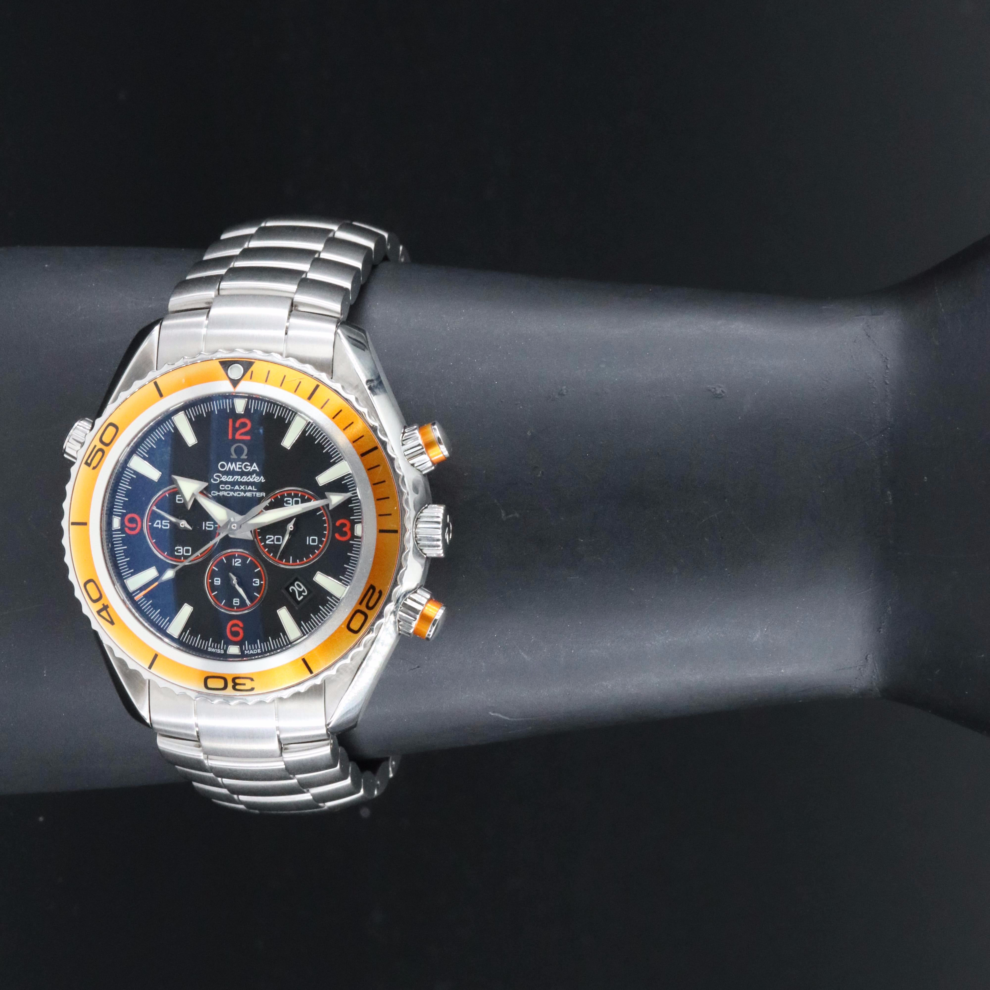 Omega Planet Ocean Chronograph Orange 45mm Automatic Watch