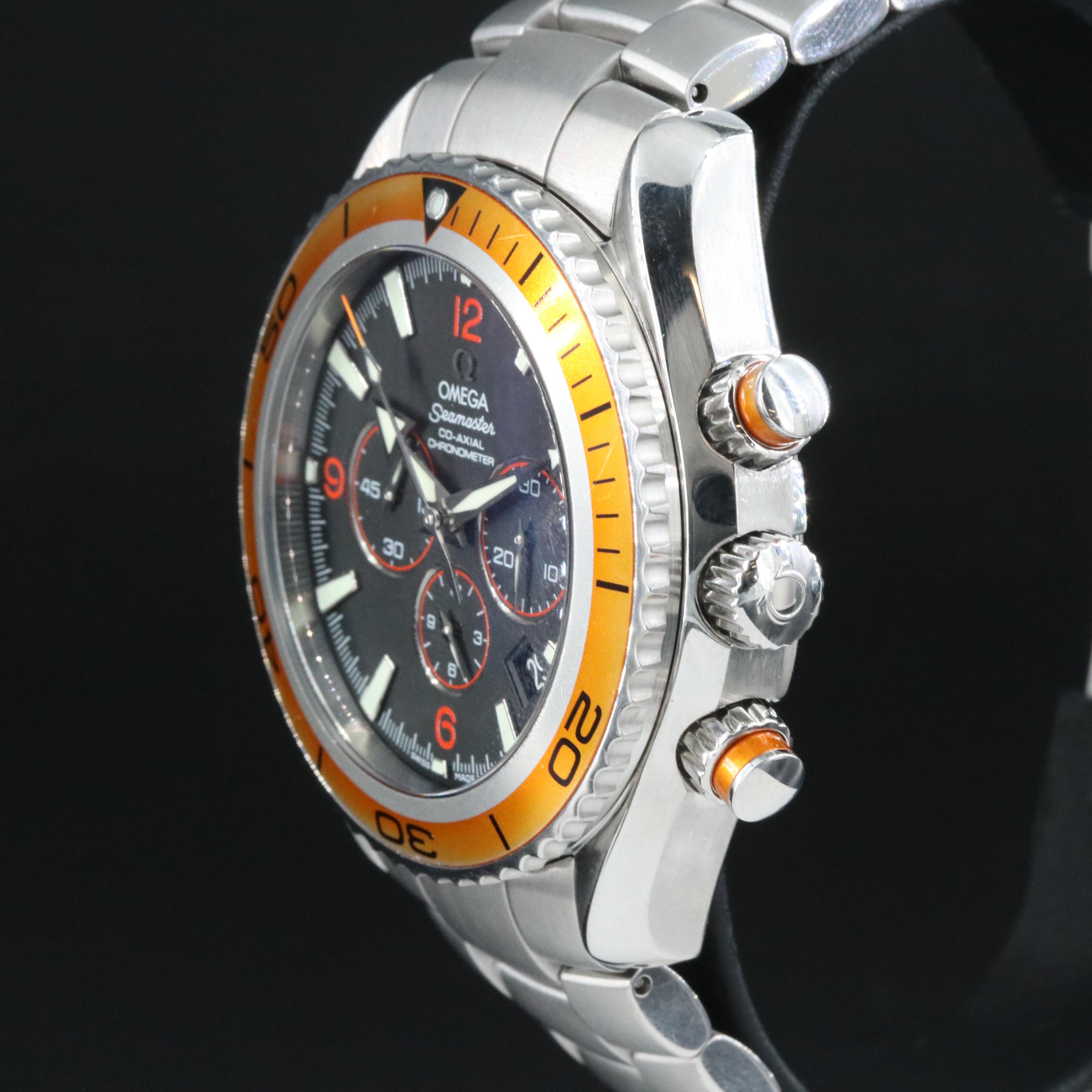 Omega Planet Ocean Chronograph Orange 45mm Automatic Watch