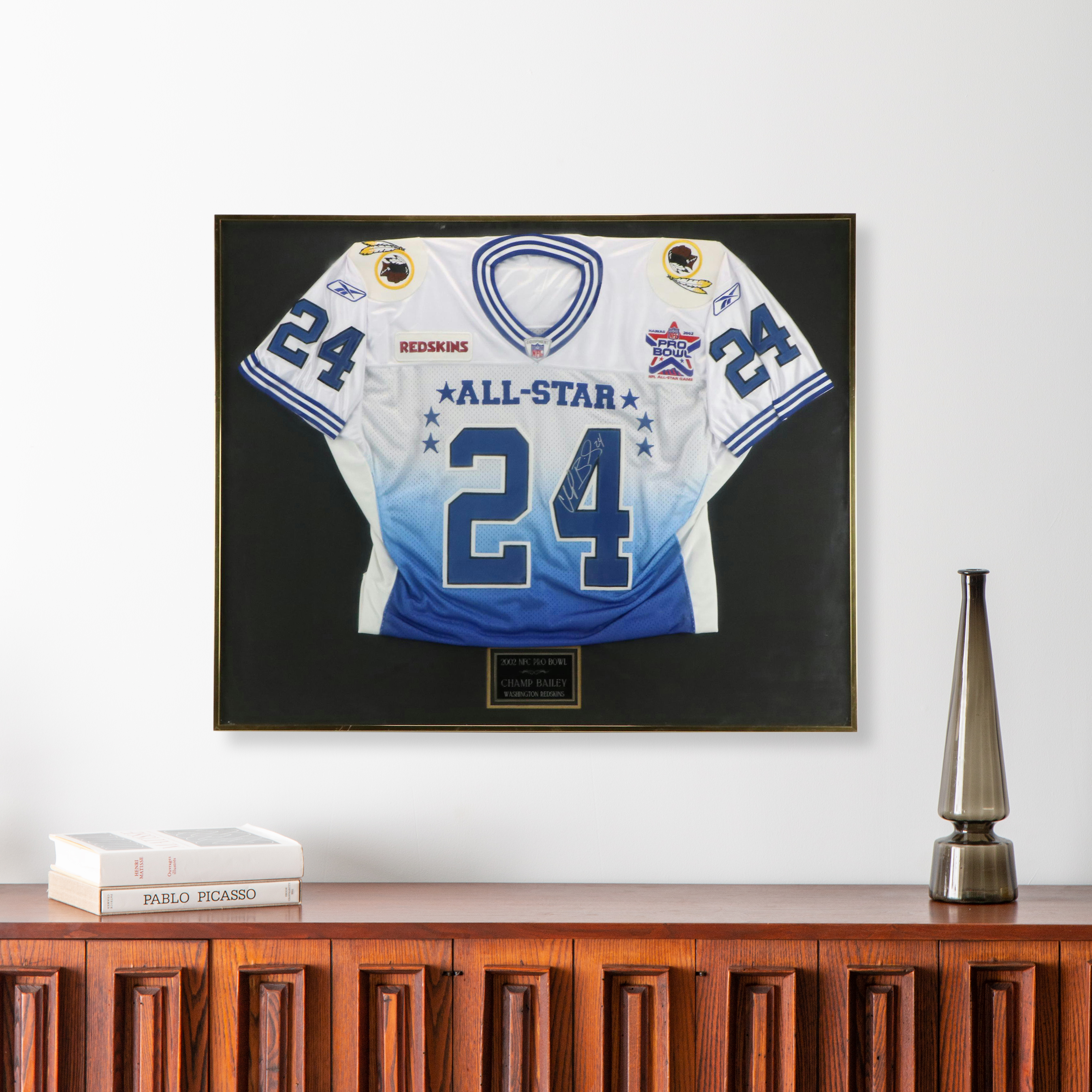 Champ Bailey Signed and Player Issued 2002 Pro Bowl Washington Redskins Jersey