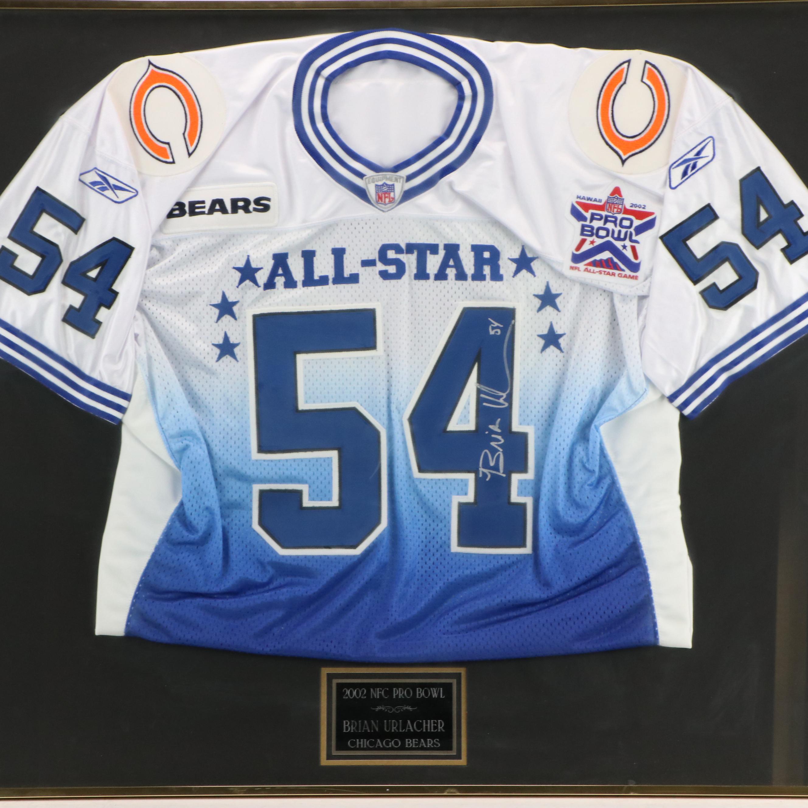 Brian Urlacher Signed and Player Issued 2002 Pro Bowl Chicago Bears Jersey