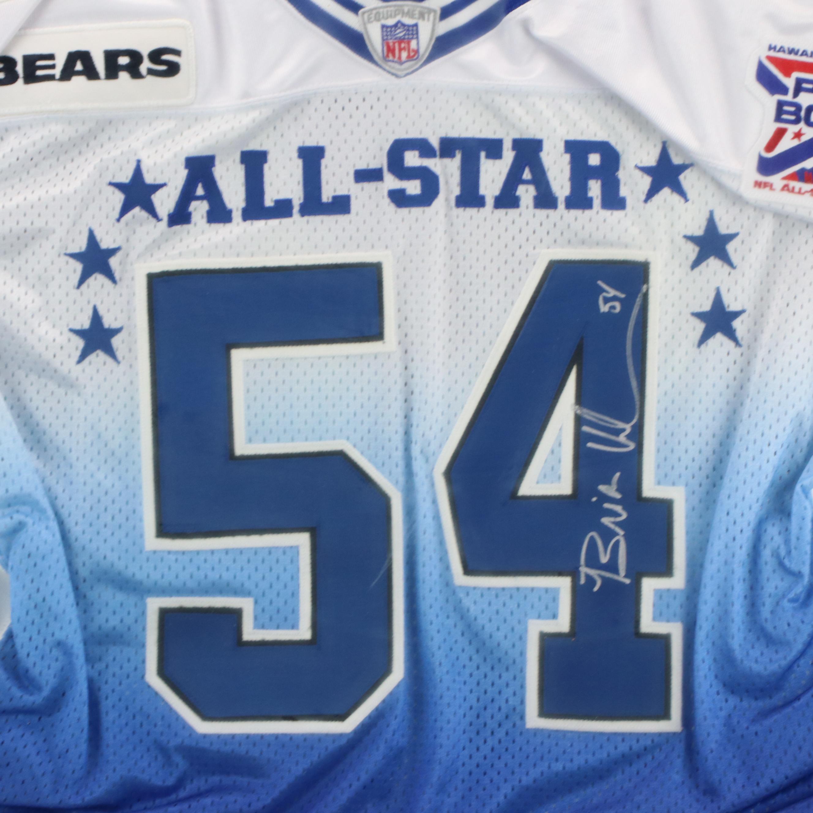 Brian Urlacher Signed and Player Issued 2002 Pro Bowl Chicago Bears Jersey