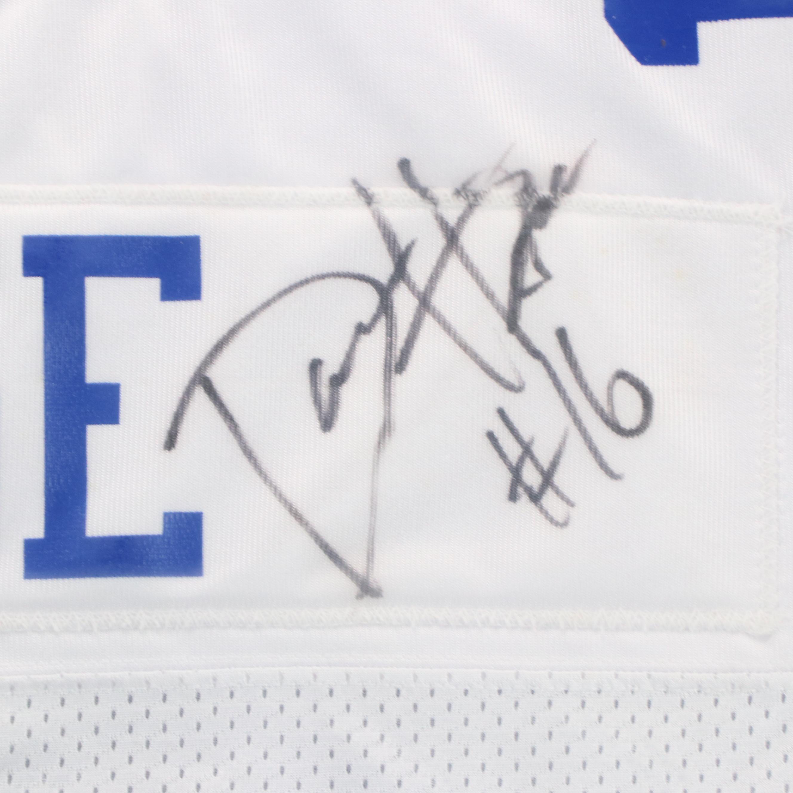 Damon Hodge Signed and Player Issued  Dallas Cowboys Jersey with Display