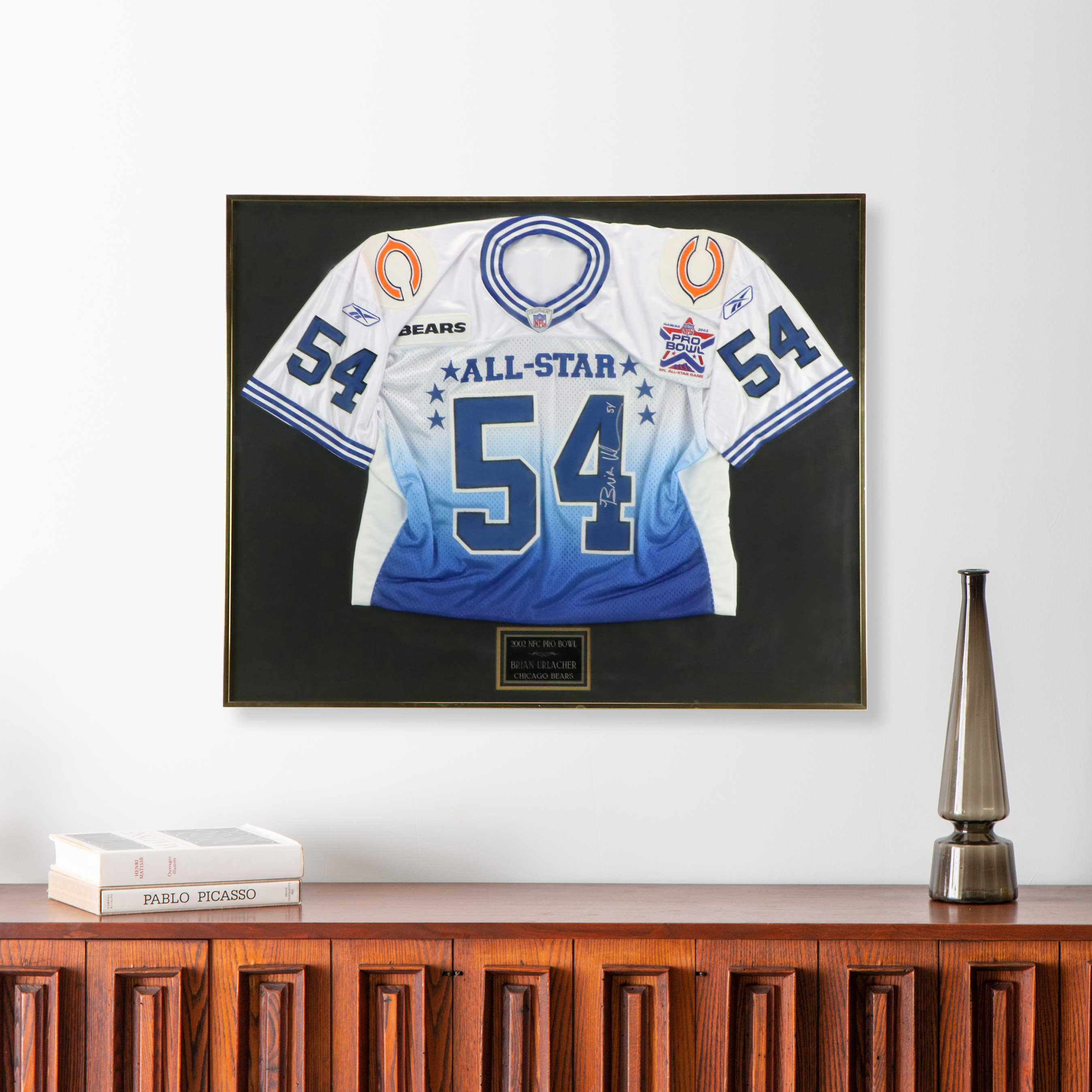 Brian Urlacher Signed and Player Issued 2002 Pro Bowl Chicago Bears Jersey