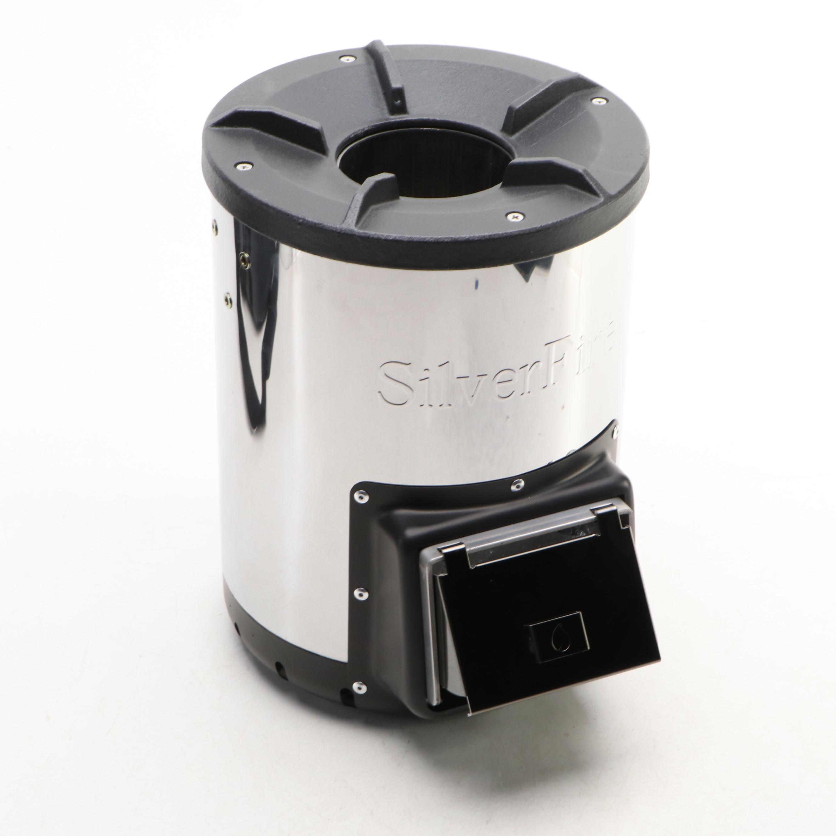 SilverFire Survivor Stainless Steel Camping Stove with Carrying Case