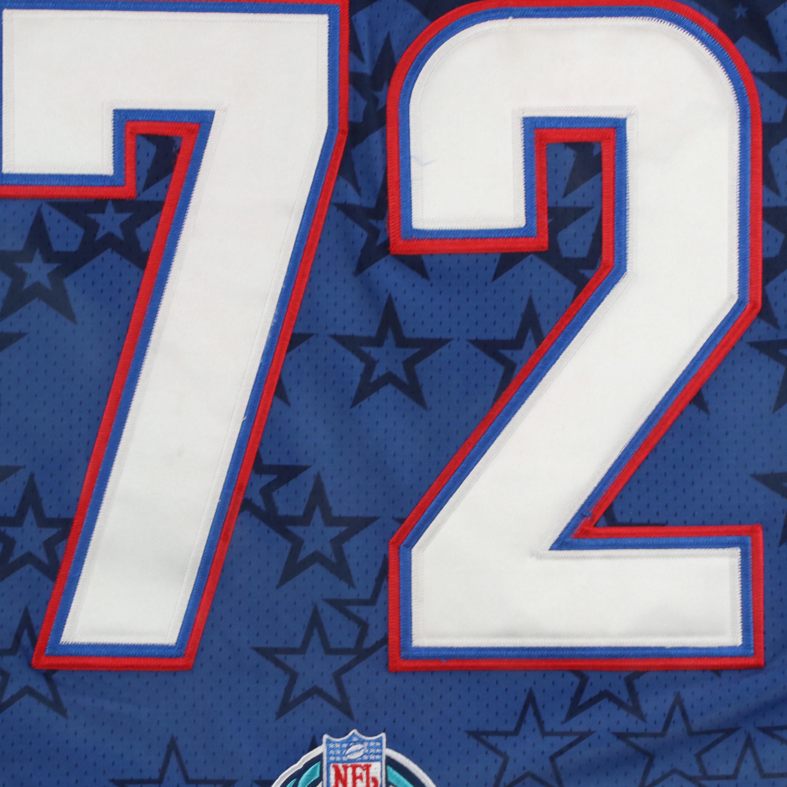 Osi Umenyiora Player Issued New York Giants 2008 Pro Bowl Jersey with Display