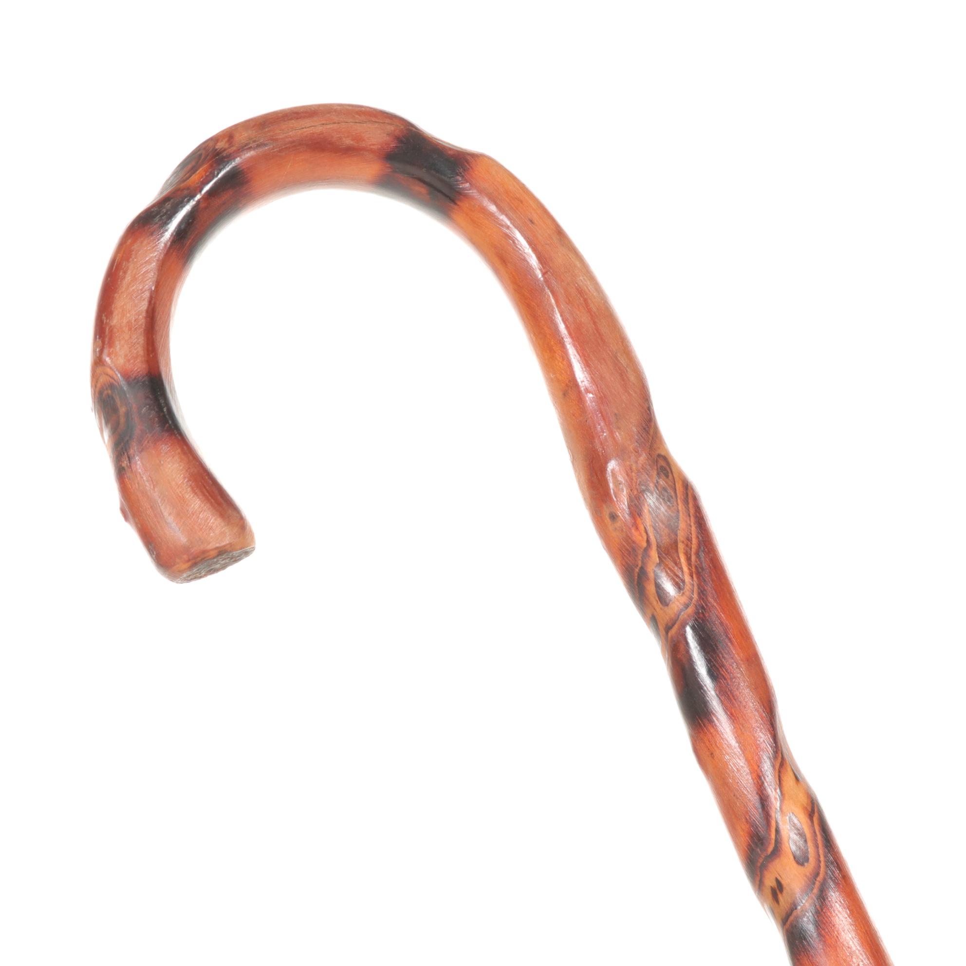 Caswell-Runyon Walking Stick, Vine and Wood Canes, Mid to Late 20th Century