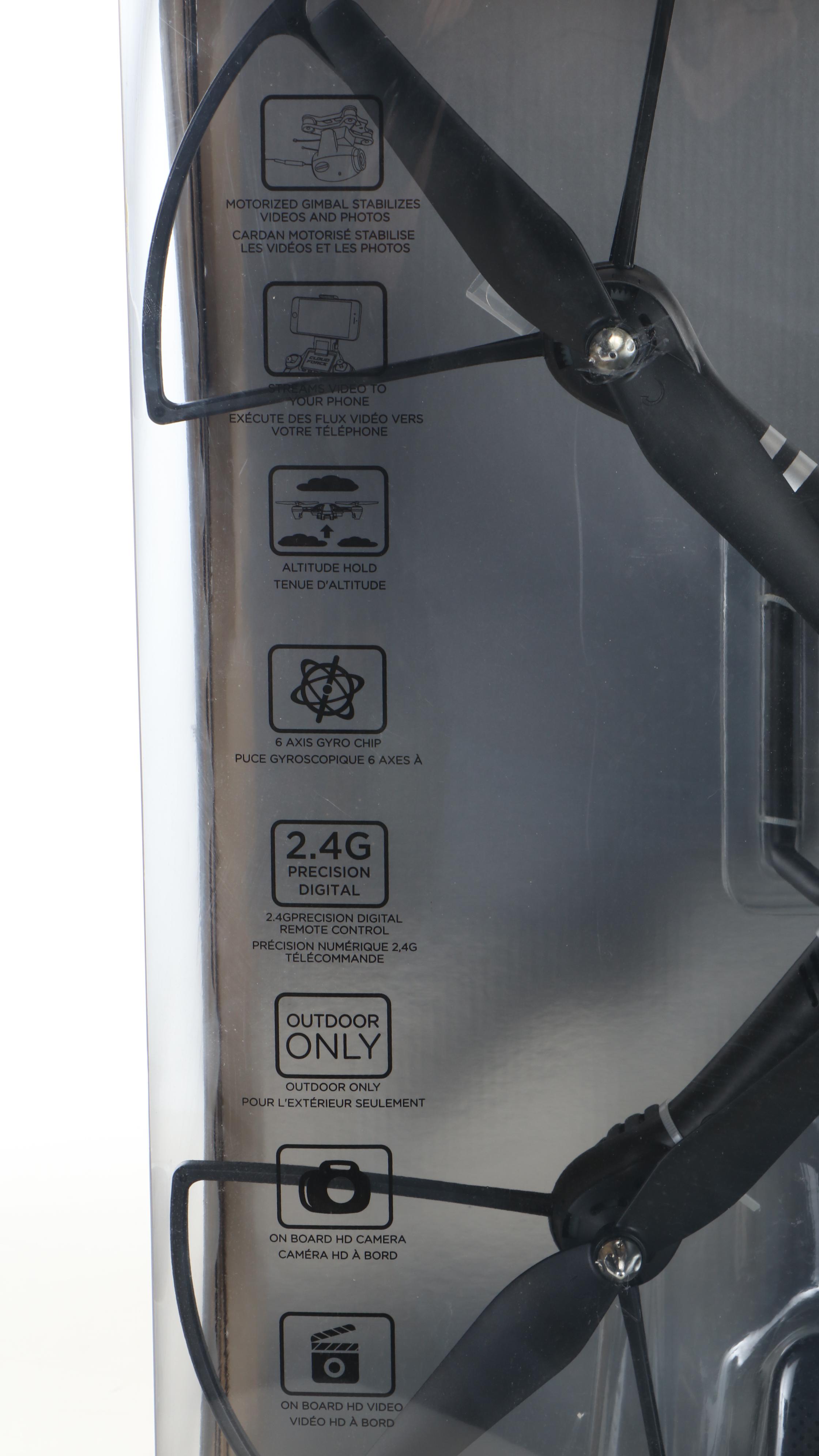 Propel Sky Master + FPV 2.4GHz Quadrocopter with Live Video Streaming