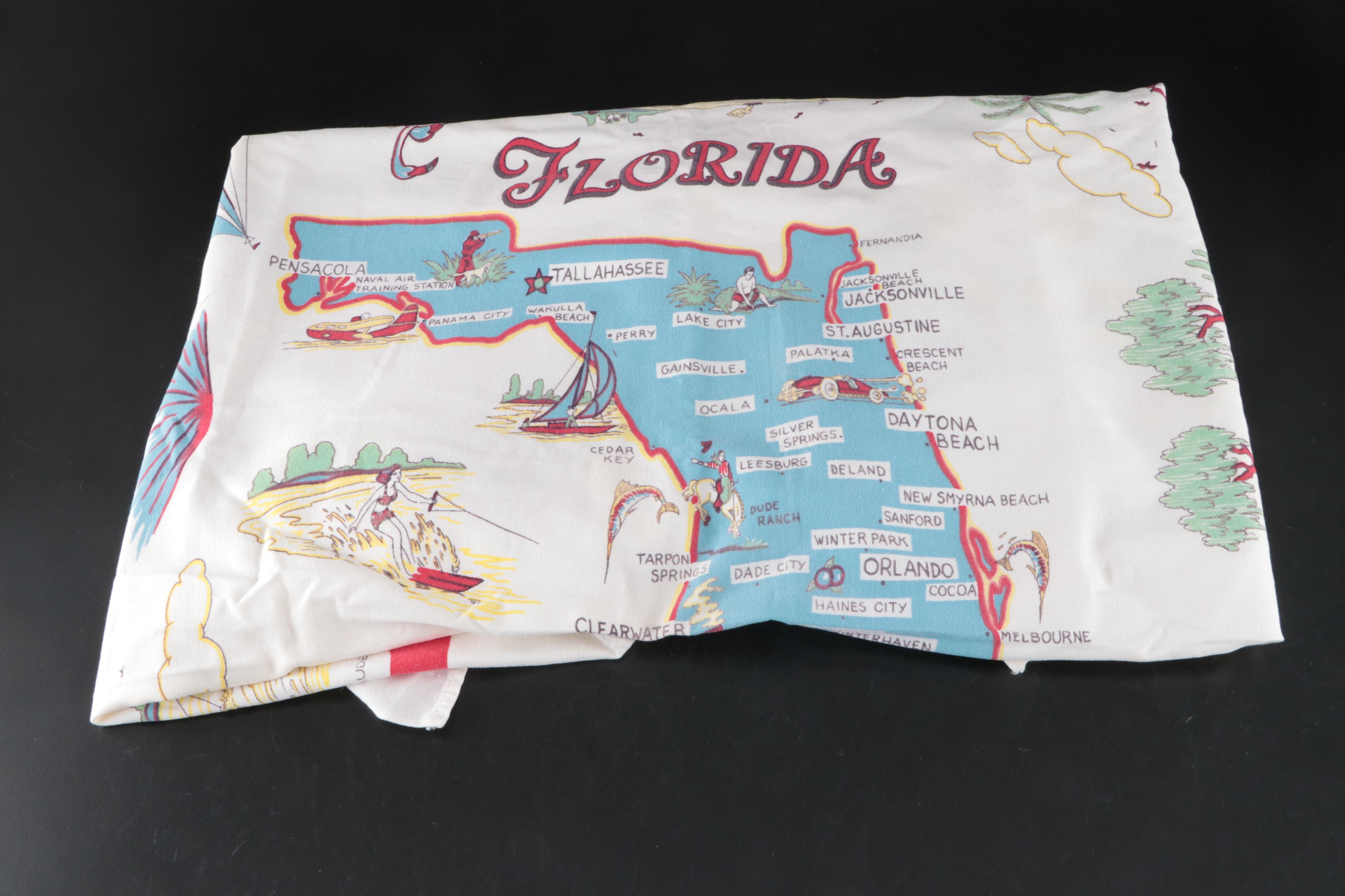 Miller Studio Chalkware Wall Hanging Birds with Embroidered and Other Linens