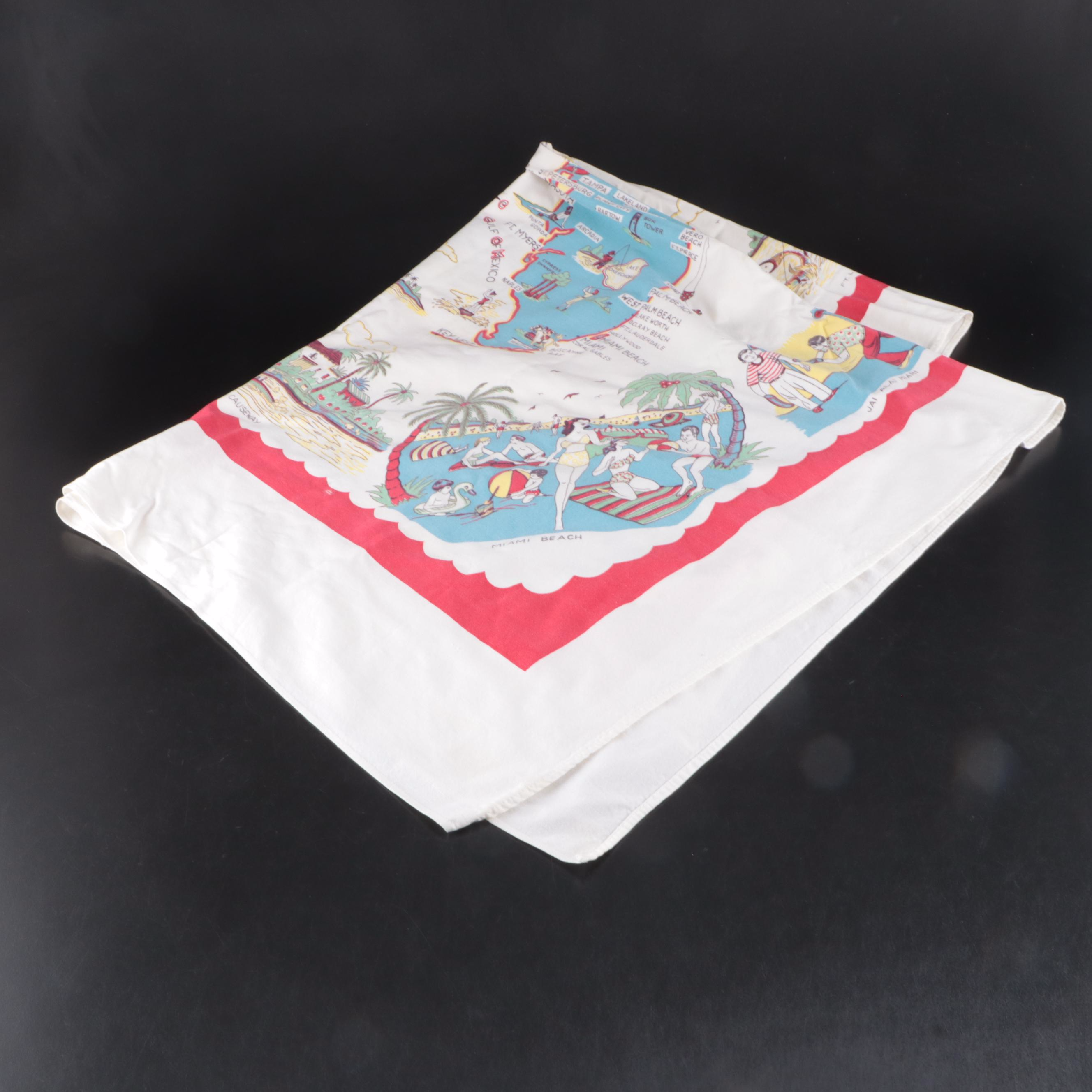 Miller Studio Chalkware Wall Hanging Birds with Embroidered and Other Linens