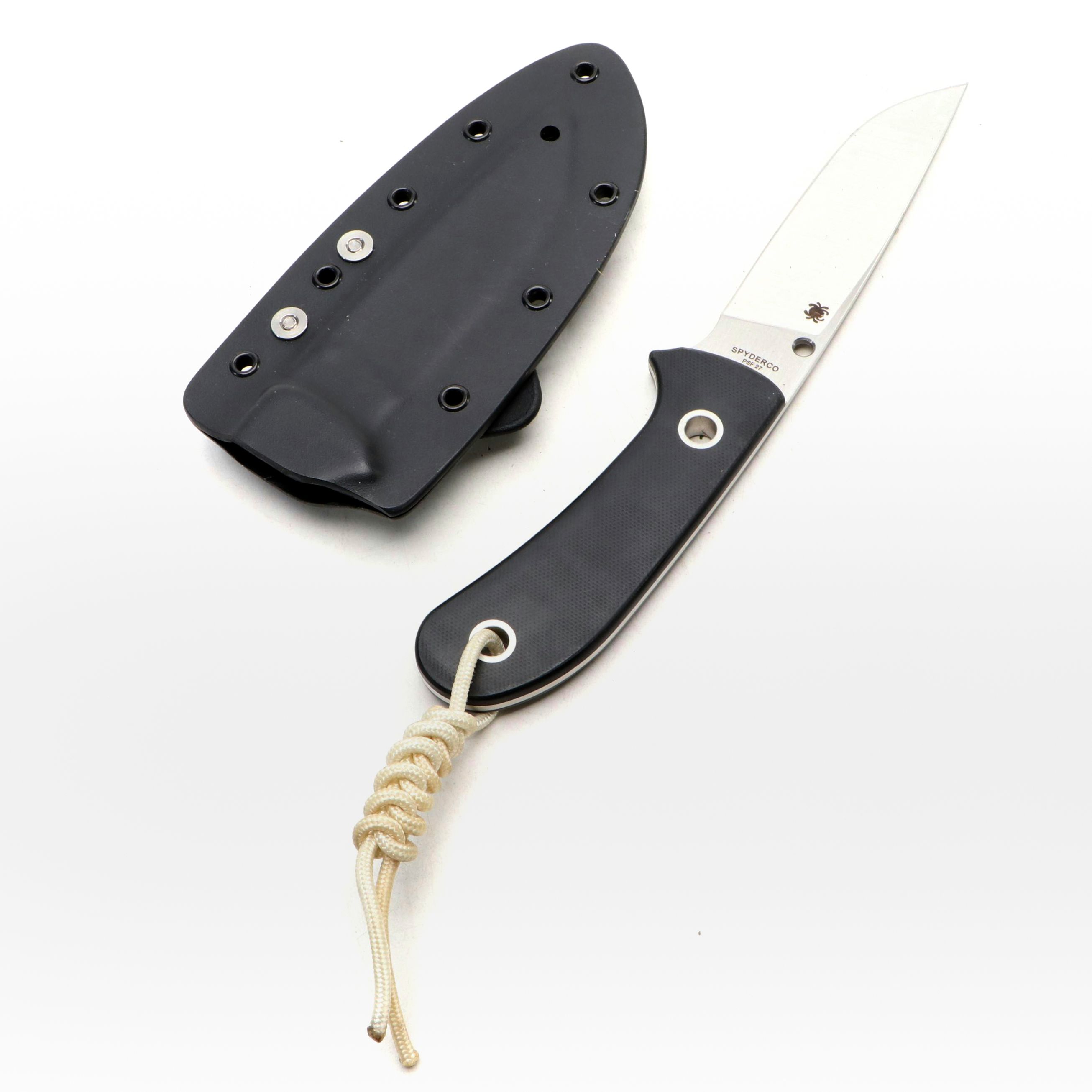 Spyderco Gayle Bradley Weatherford PSF27 Fixed Blade Knife
