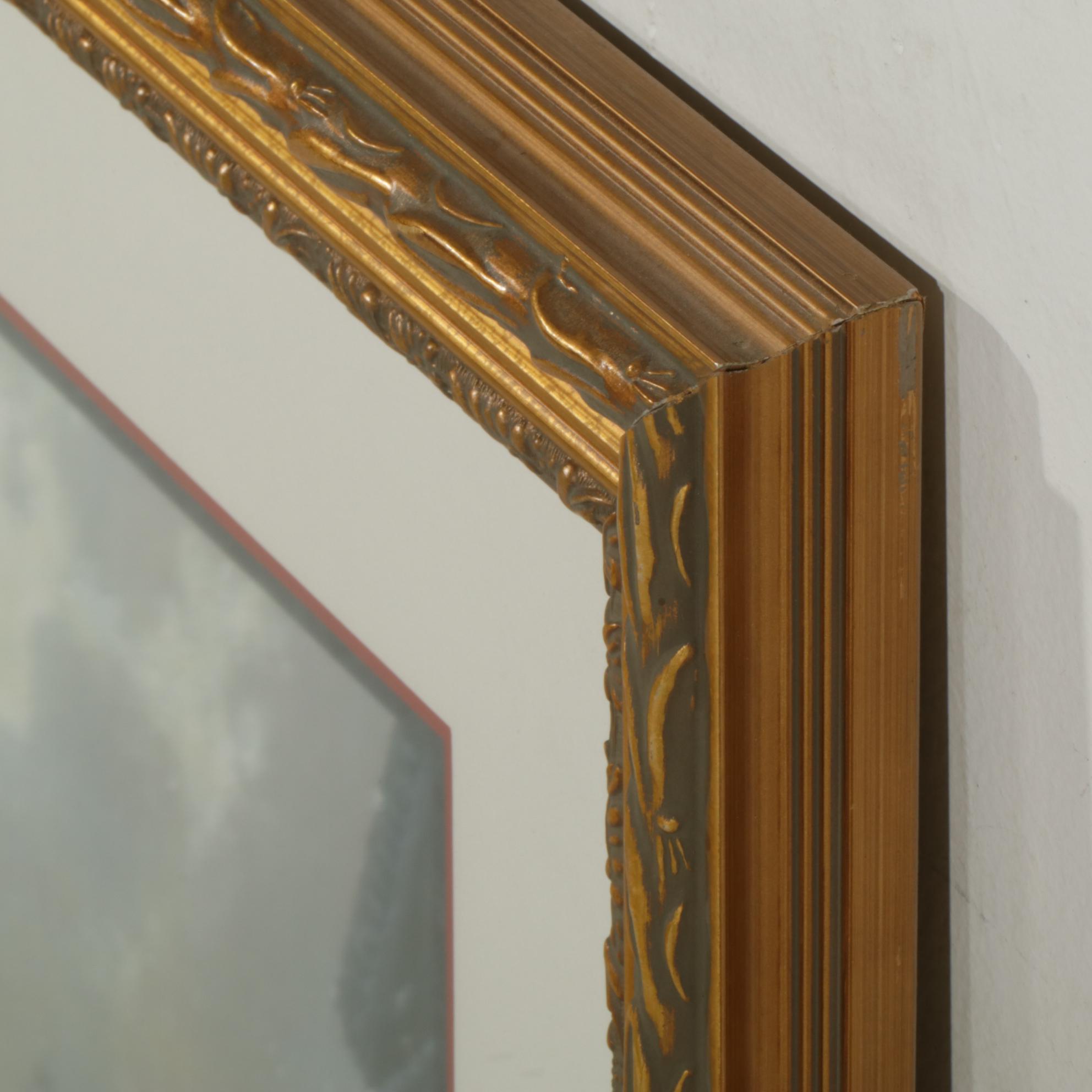 Gerald Harvey Offset Lithograph "Exhibition Day - Chicago," 1995