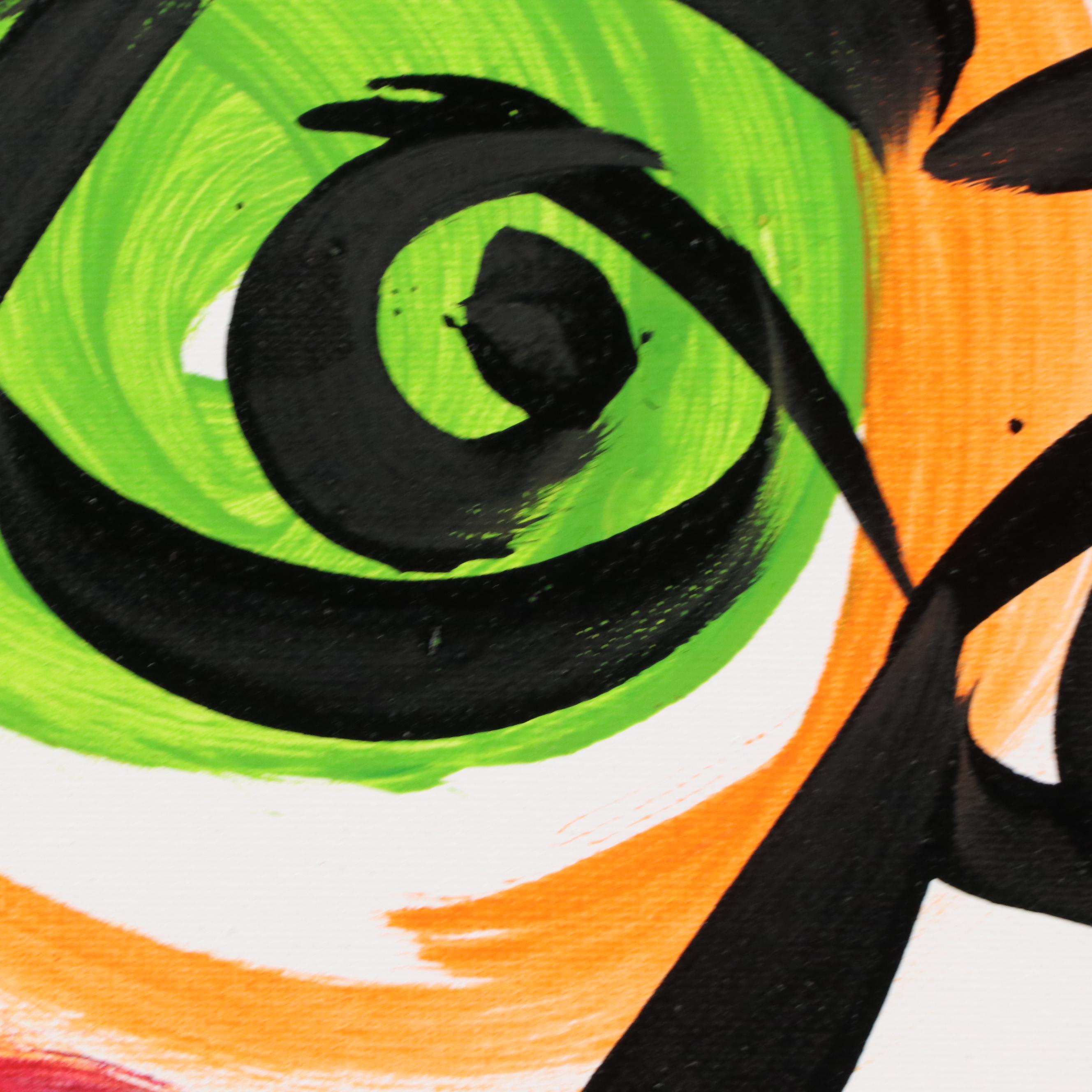 Peter Robert Keil Stylized Acrylic Portrait