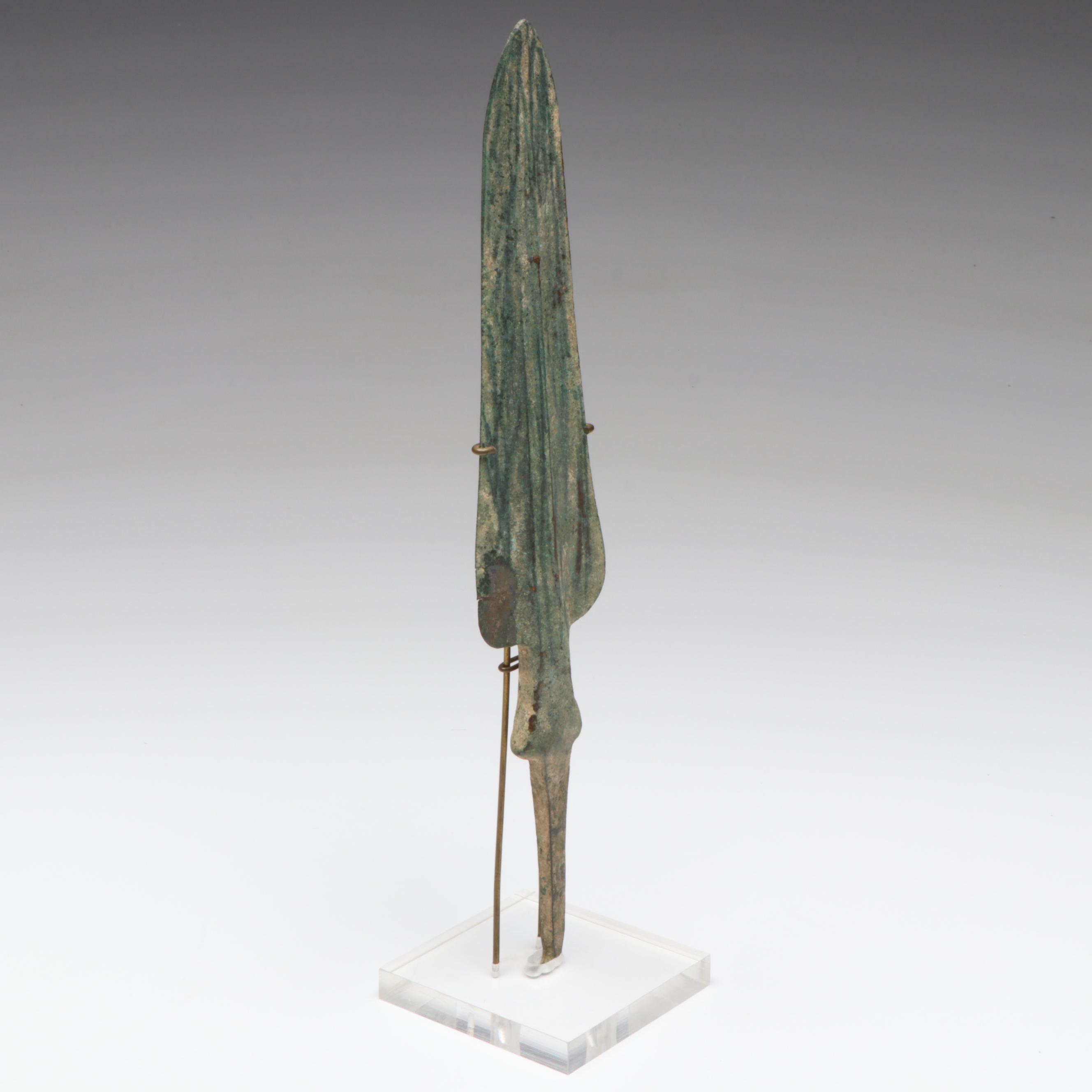 Middle Bronze Age Spear Head with Certificate