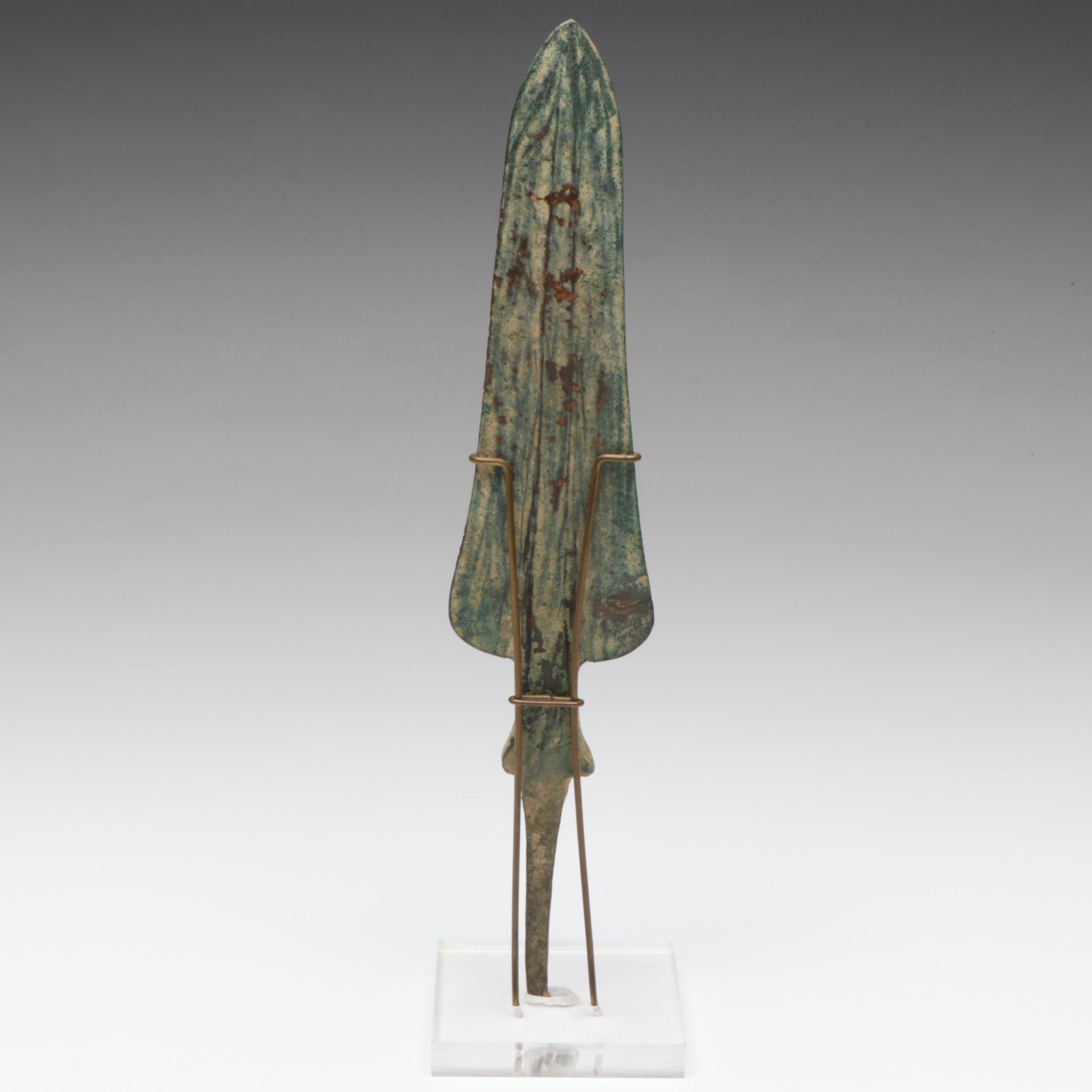 Middle Bronze Age Spear Head with Certificate