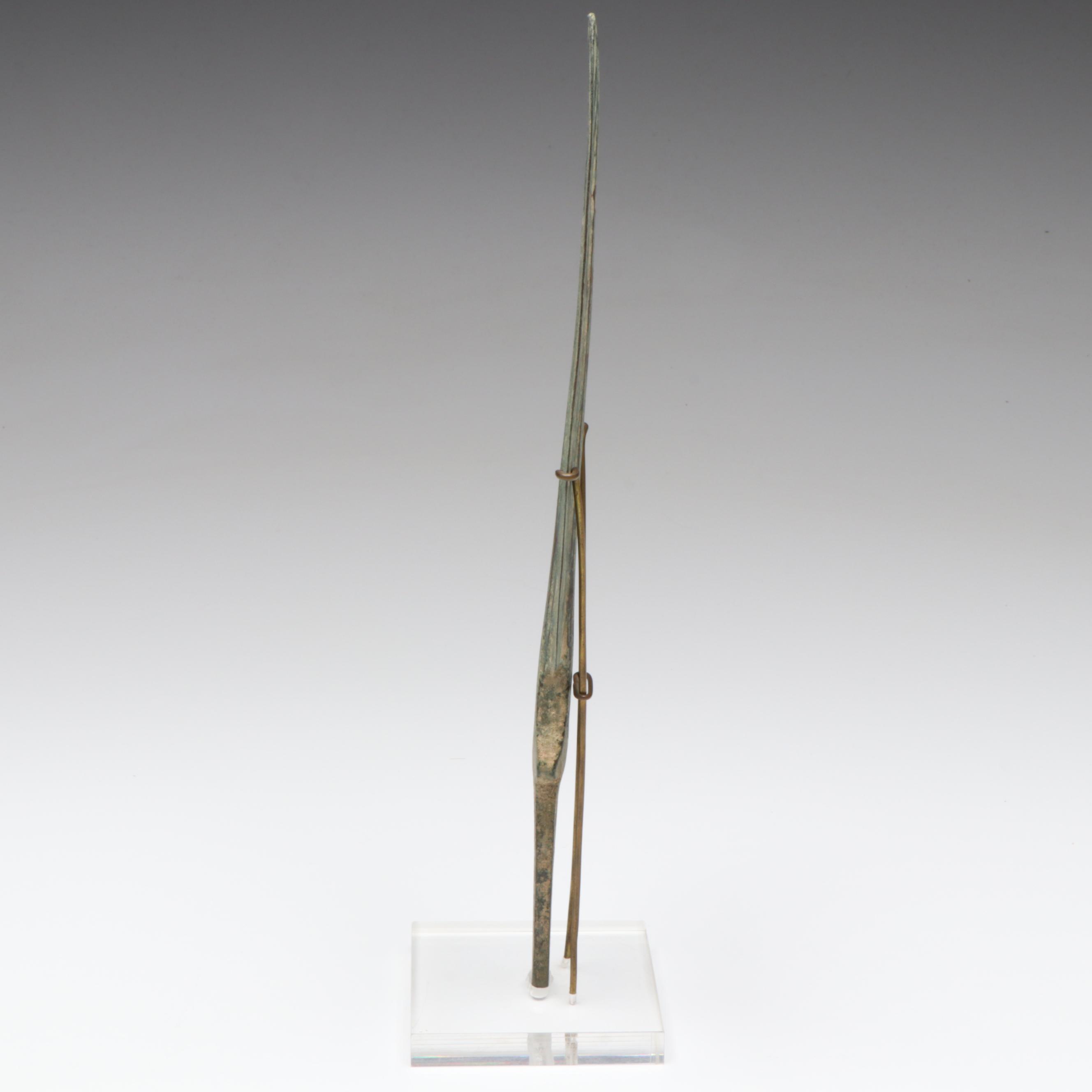 Middle Bronze Age Spear Head with Certificate