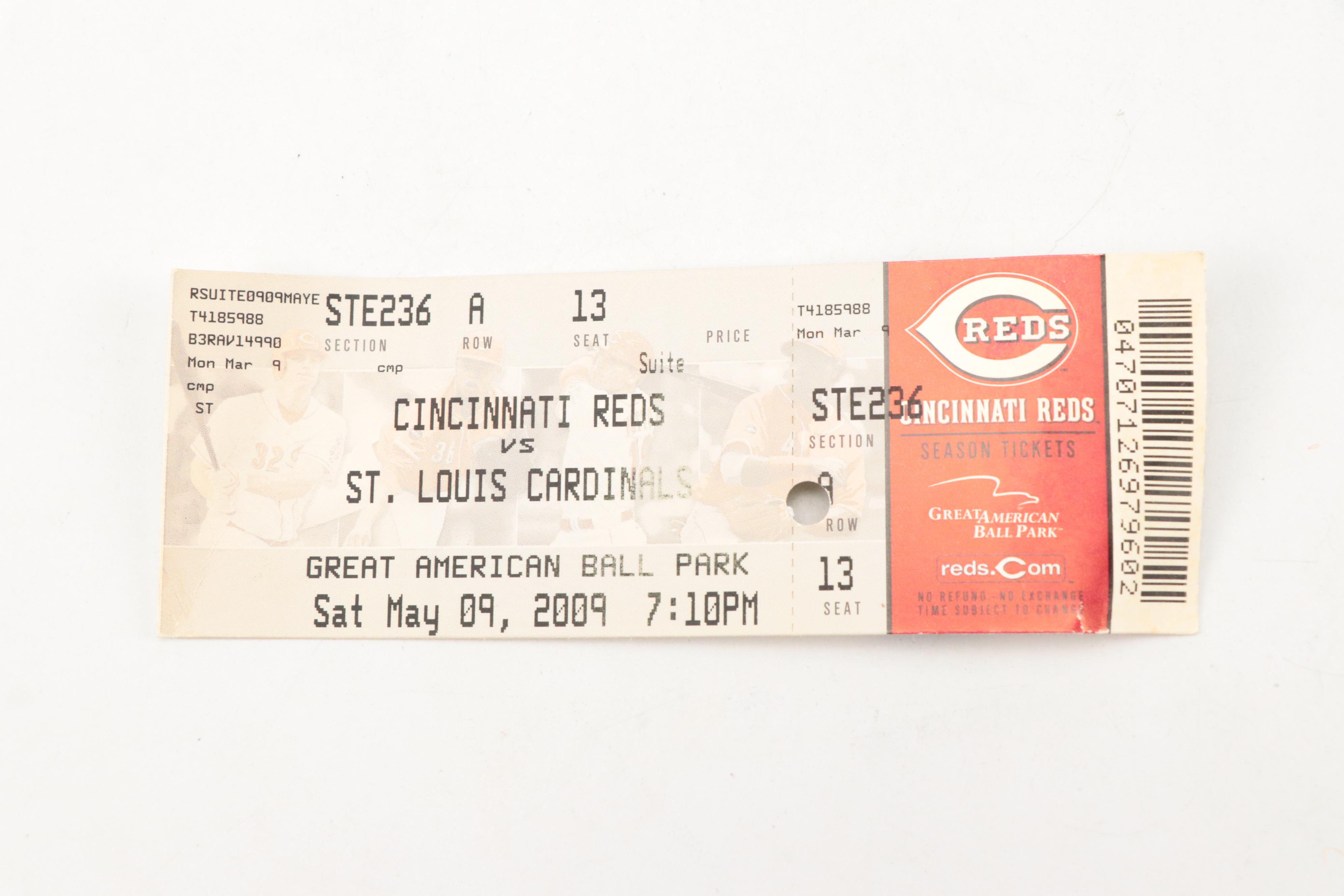 Cincinnati Reds T-Shirts, Books, Bobbleheads, Newspapers, and More