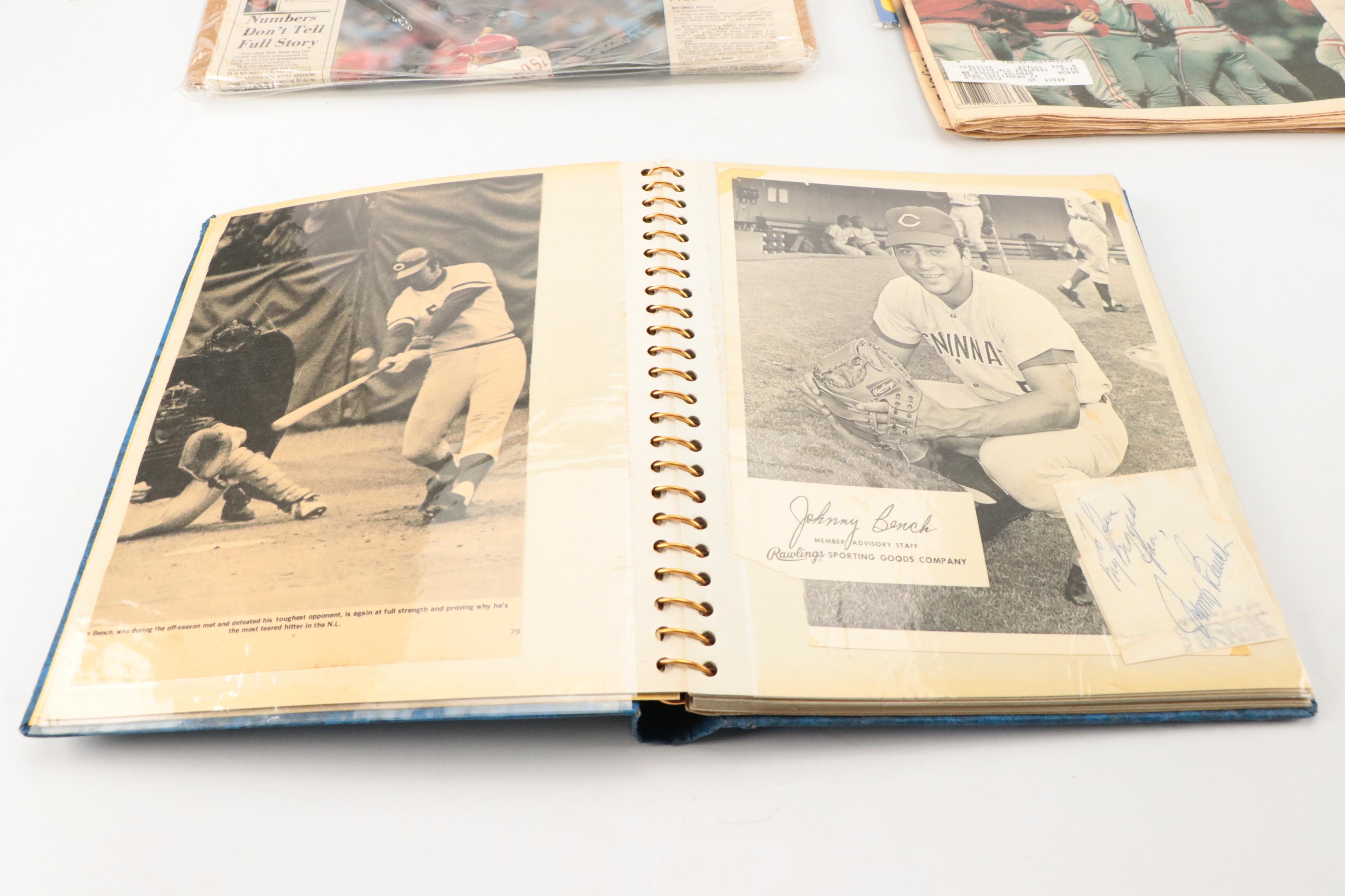 Cincinnati Reds T-Shirts, Books, Bobbleheads, Newspapers, and More