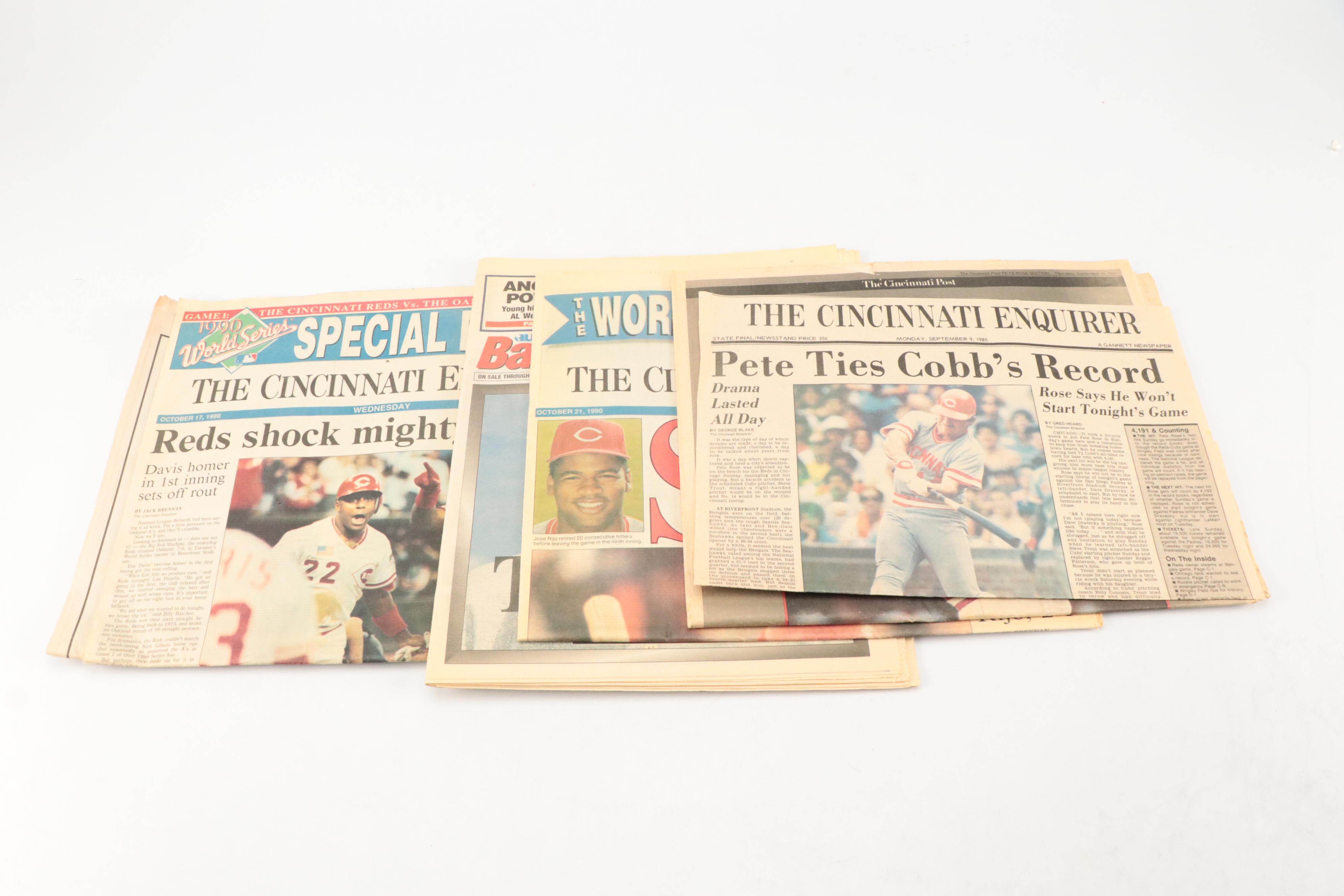 Cincinnati Reds T-Shirts, Books, Bobbleheads, Newspapers, and More