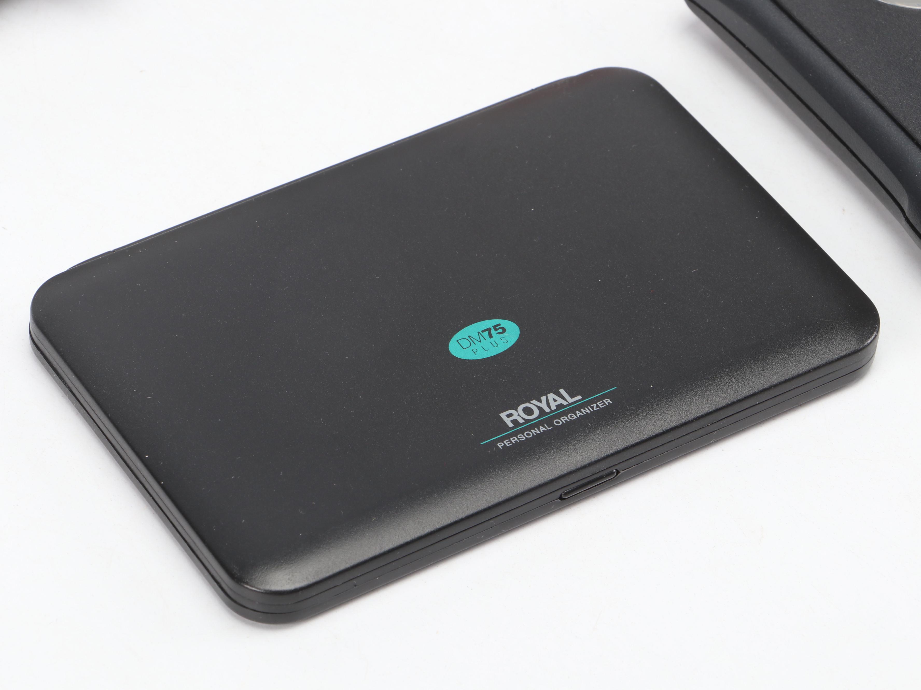 Swatch Twinphone with  Royal DM75 Plus and Palm Pilot Organizers