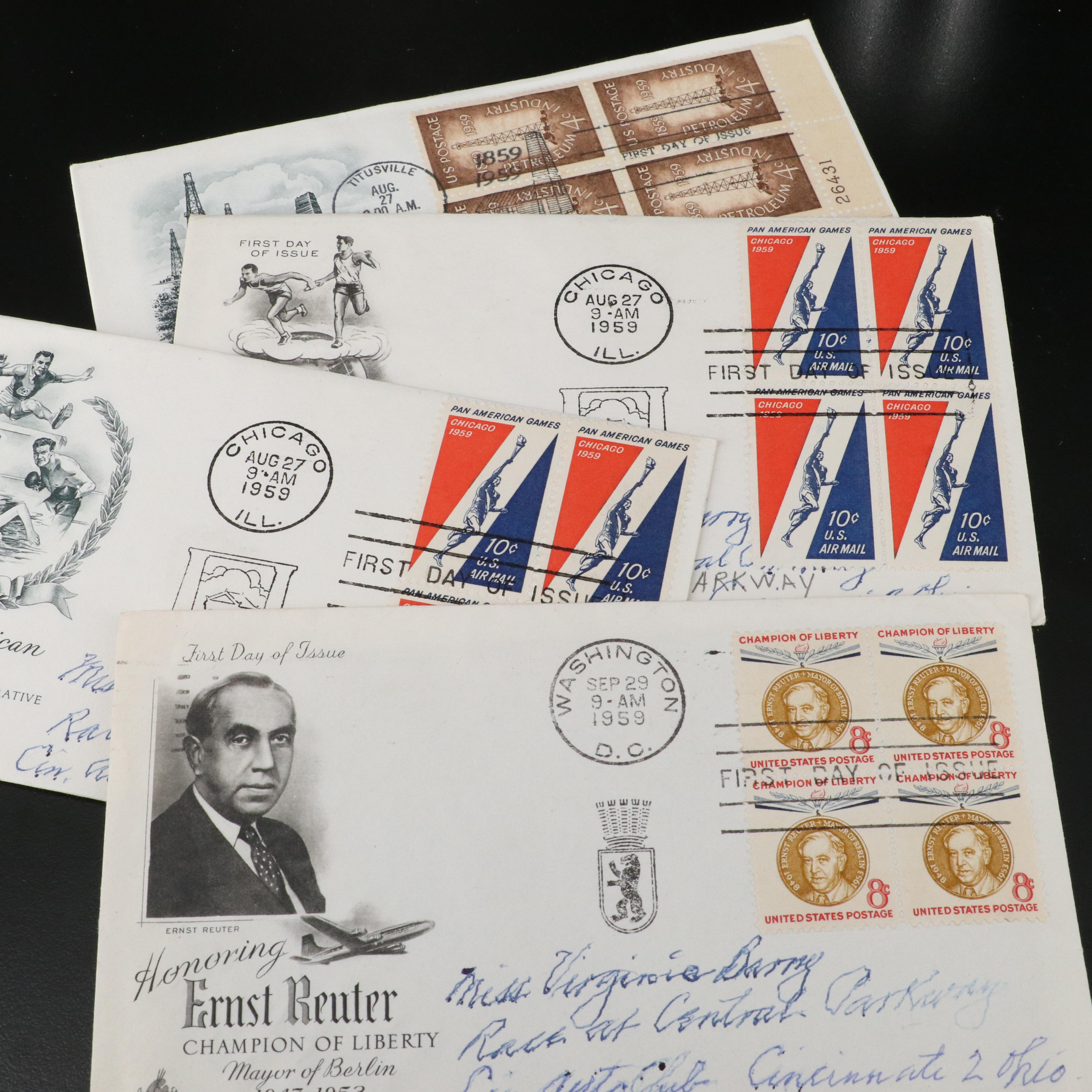 Collection of More Than 325 U.S. First Day Covers