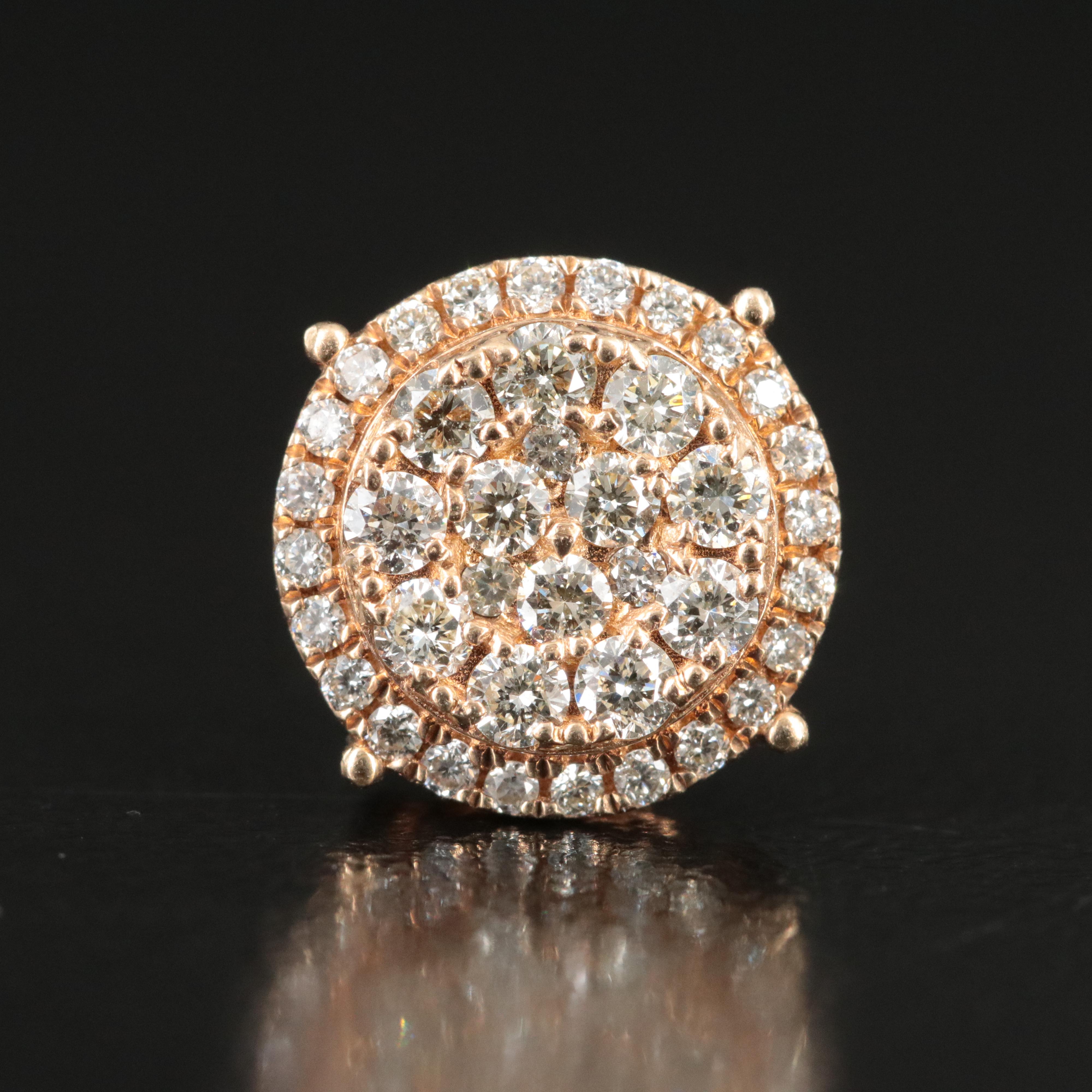 Single 10K 0.48 CTW Diamond Earring