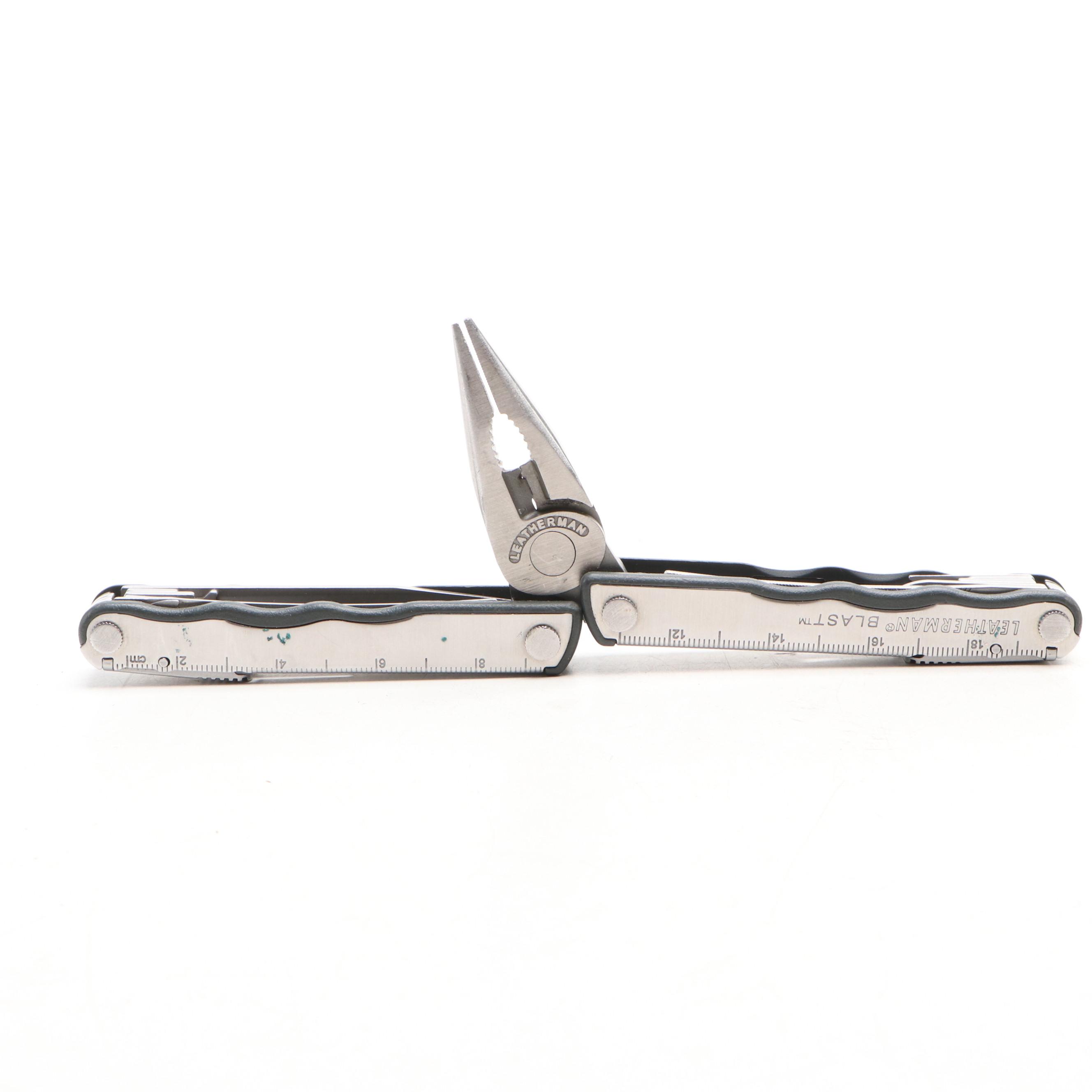 Leatherman "Blast" and Victorinox Multi-Tools with KA-BAR Fixed Blade Knife